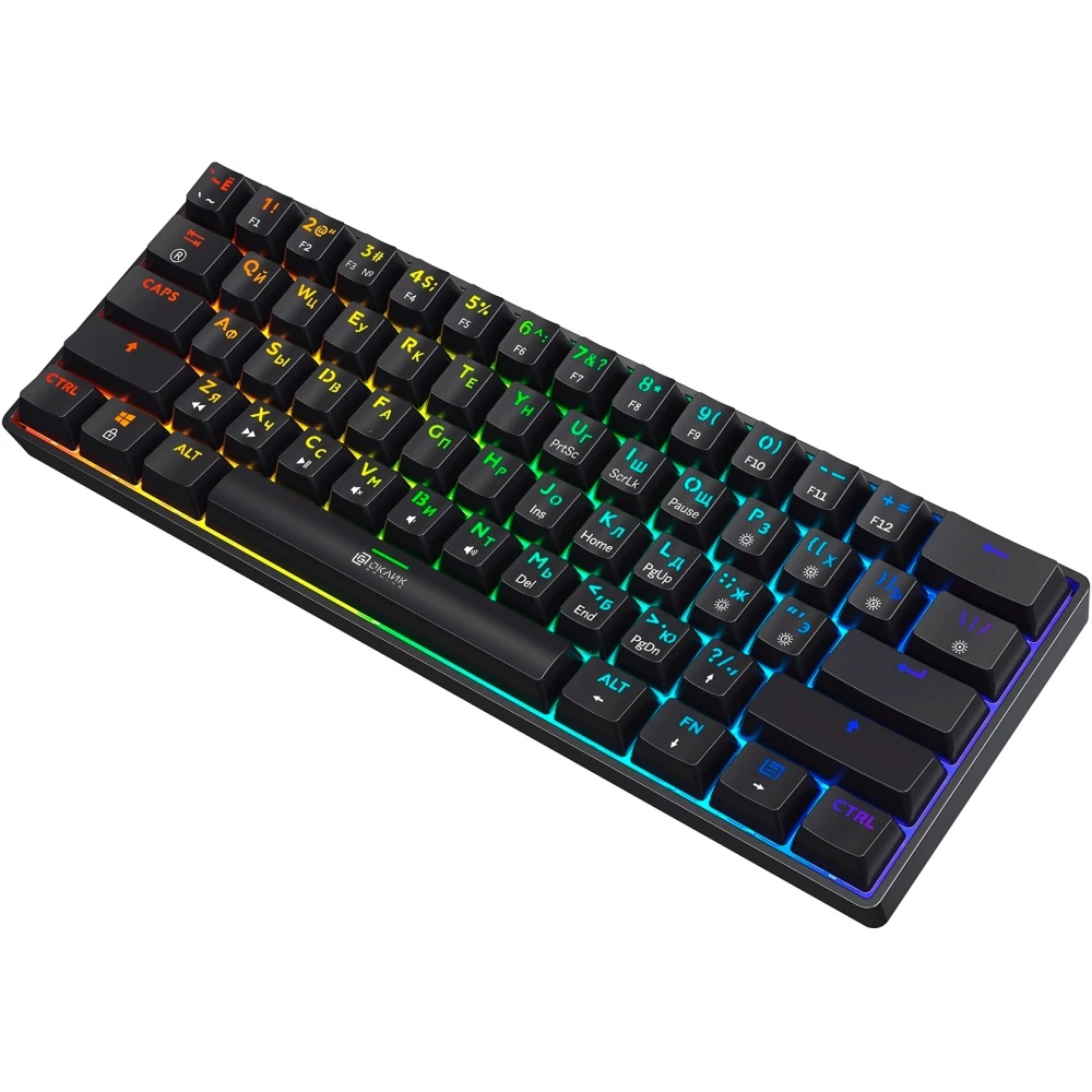 Клавиатура Oklick K713X проводная, USB, черный