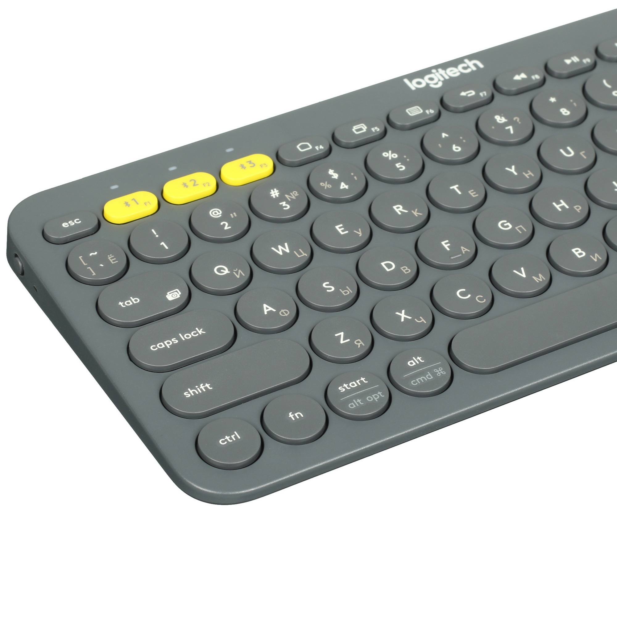 Клавиатура Logitech K380 беспроводная, Bluetooth, белый