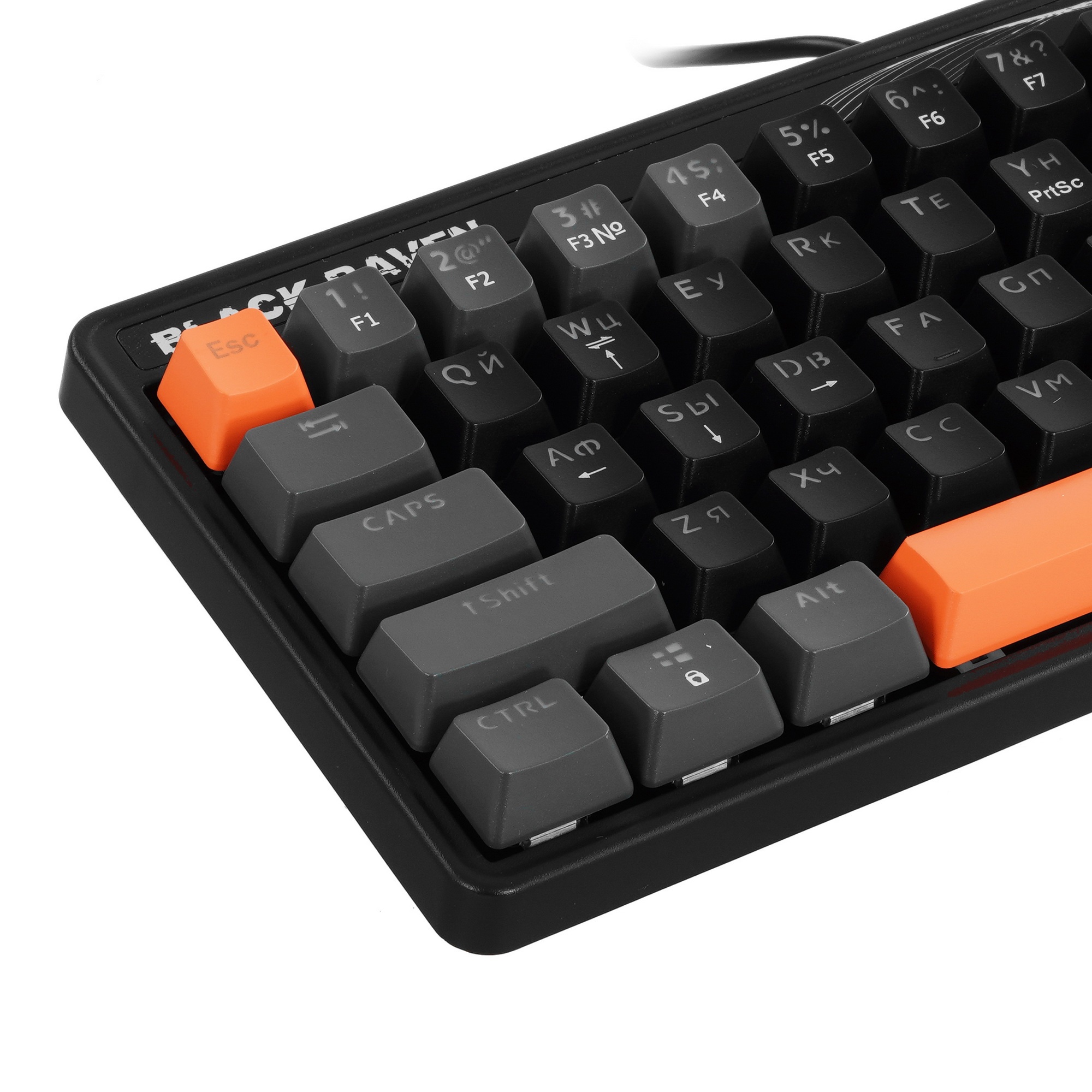 Клавиатура Defender Black Raven GK-417  проводная, USB, черный