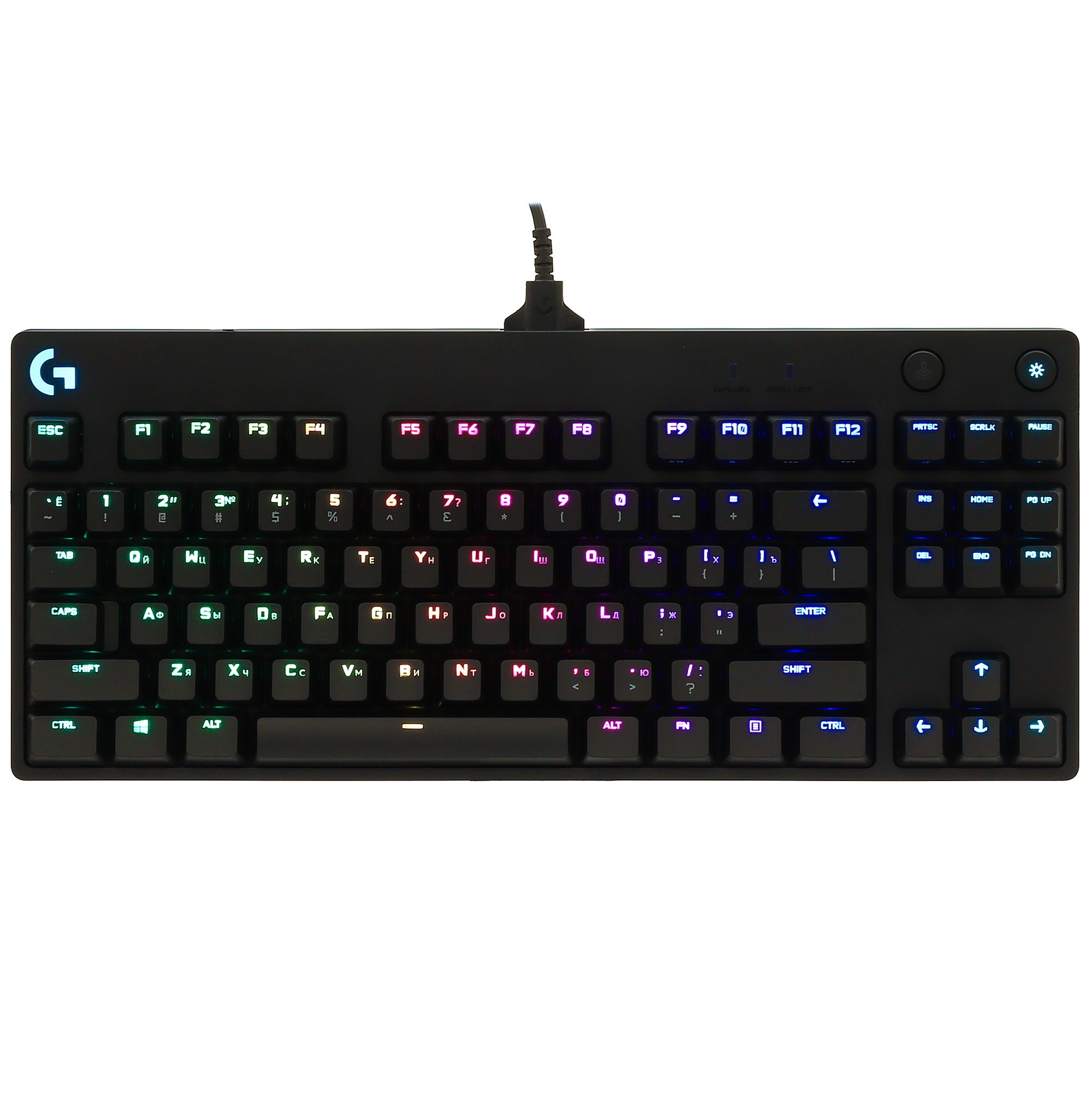 Клавиатура Logitech G Pro (920-009393) проводная, USB, чёрный