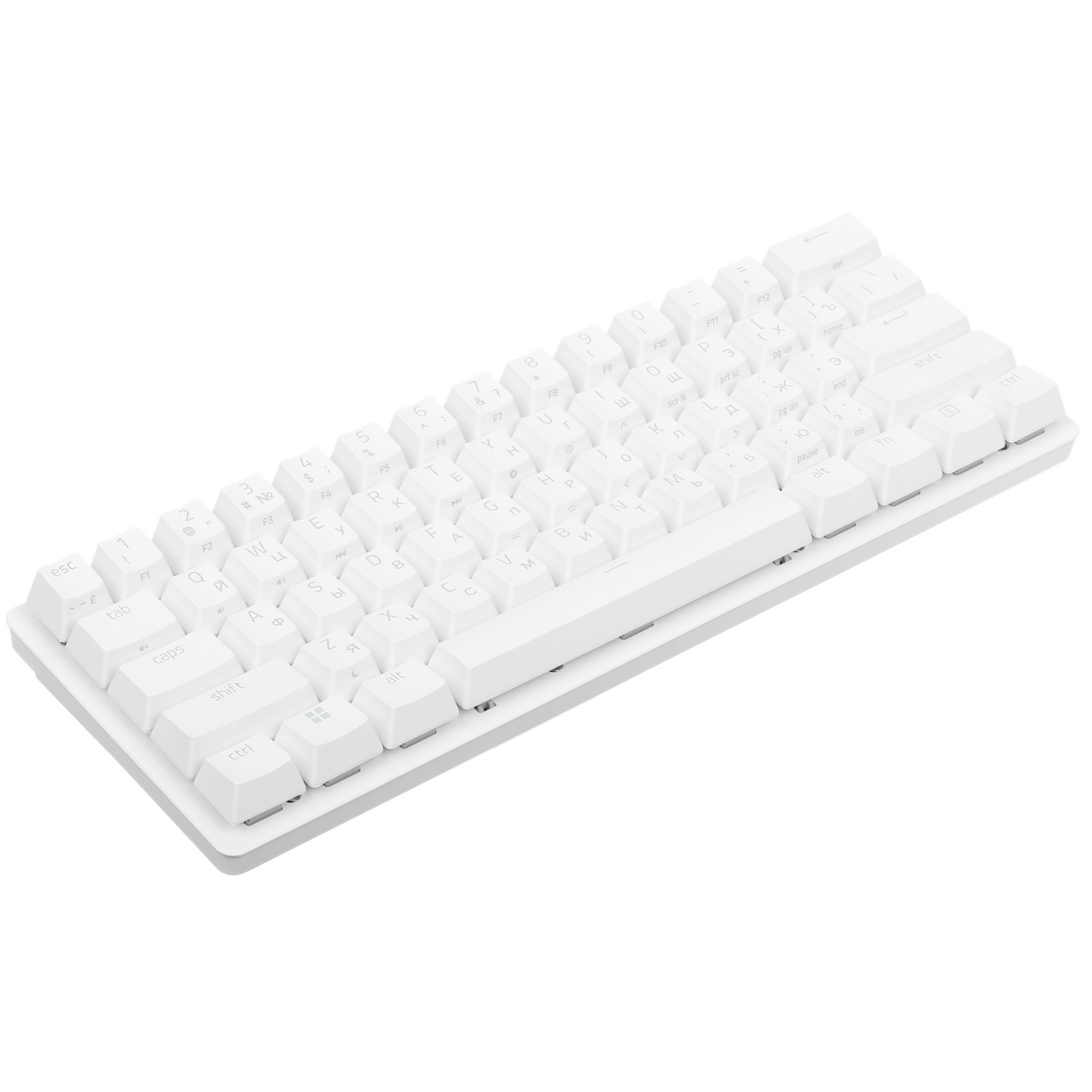Игровая клавиатура Razer Huntsman Mini - Mercury Ed. (Red Switch) - Russian Layout/ Razer Huntsman M