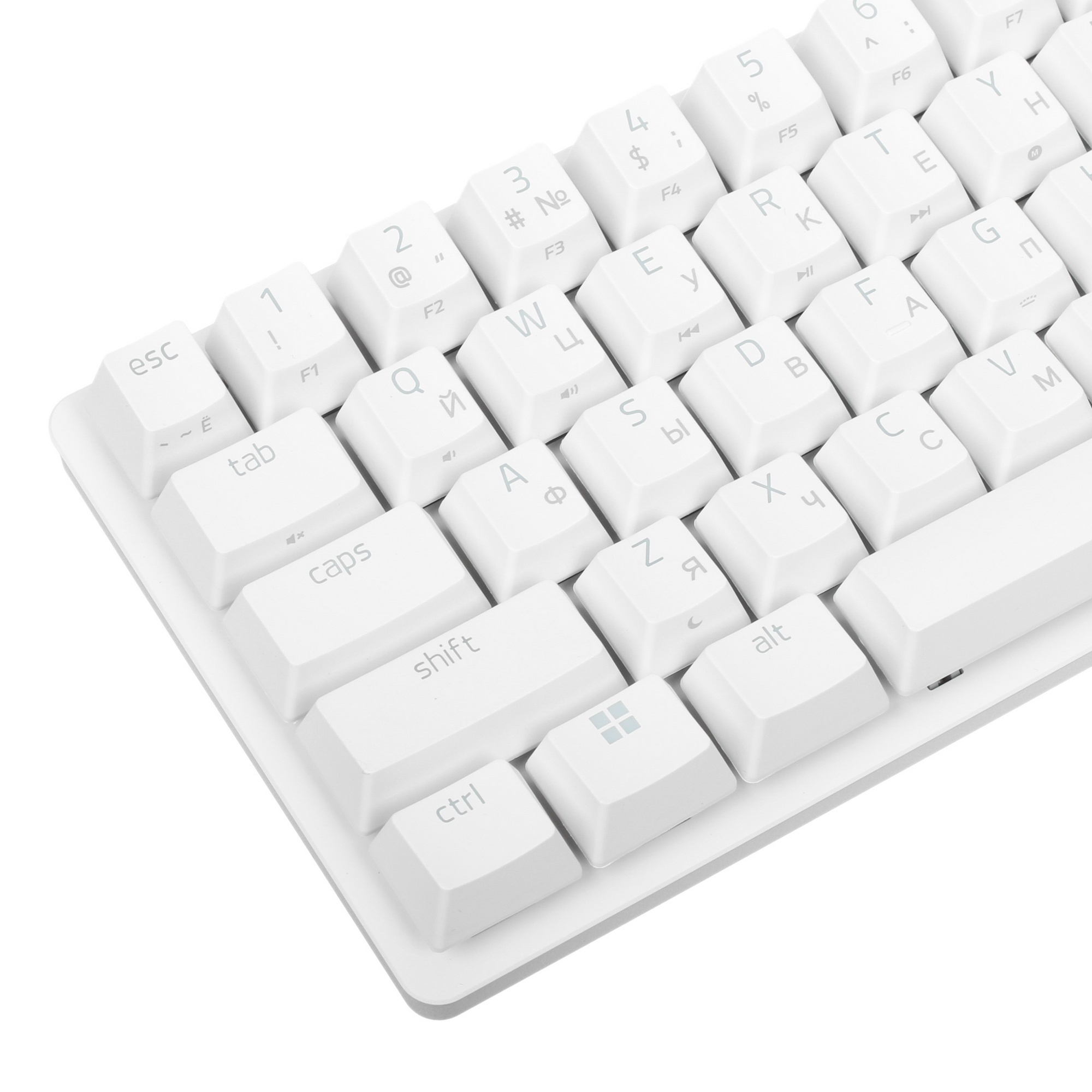 Игровая клавиатура Razer Huntsman Mini - Mercury Ed. (Red Switch) - Russian Layout/ Razer Huntsman M