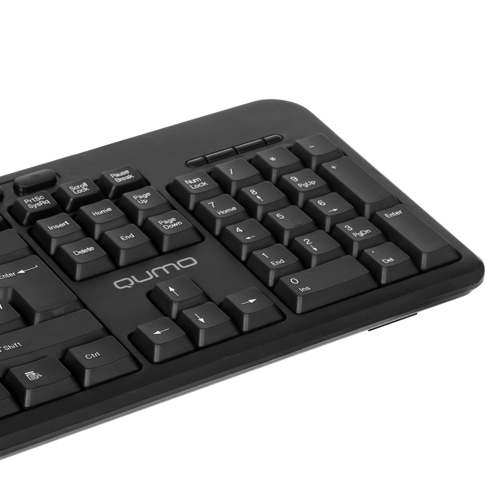 Клавиатура офисная Qumo Opus K64, проводная,104 + 11