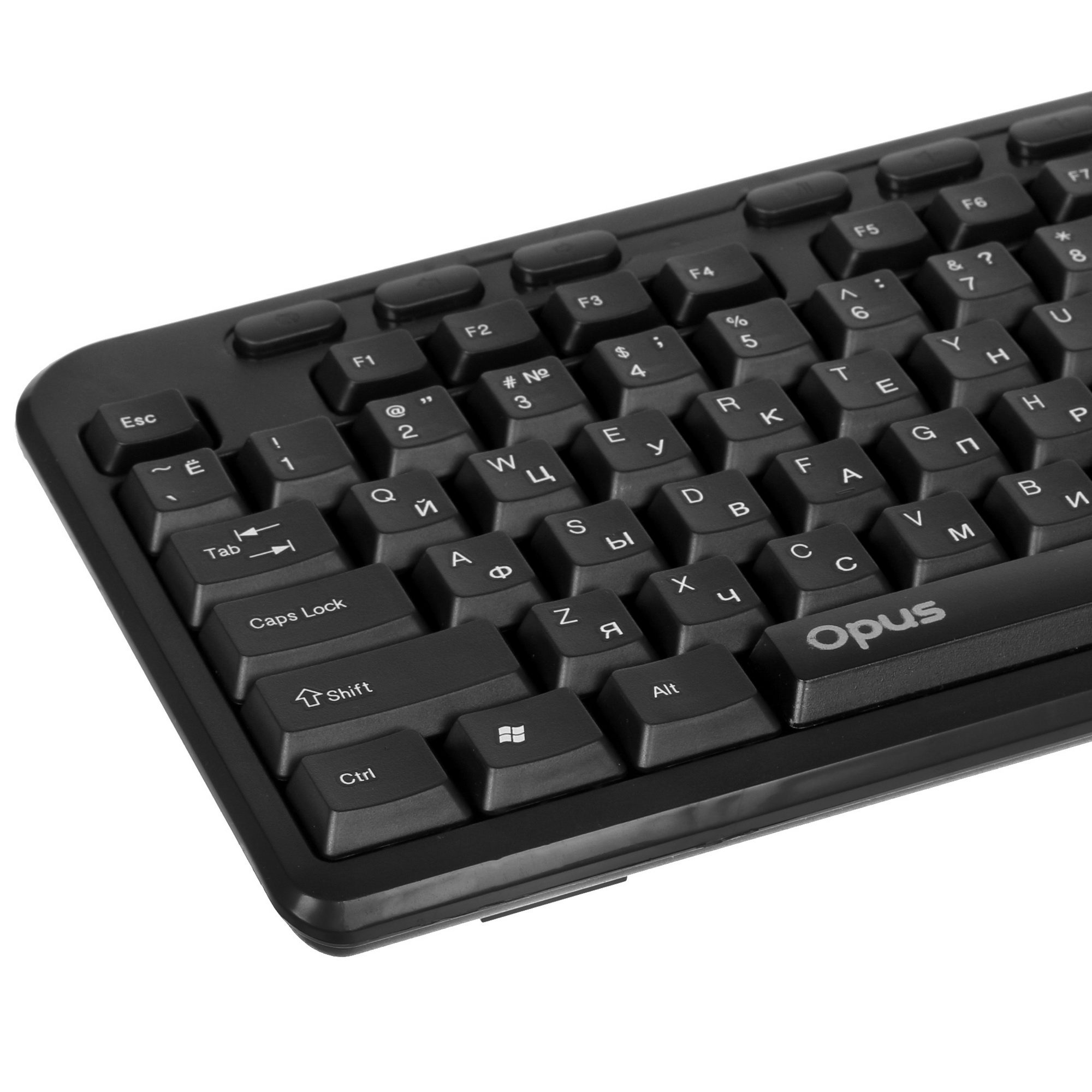 Клавиатура офисная Qumo Opus K64, проводная,104 + 11