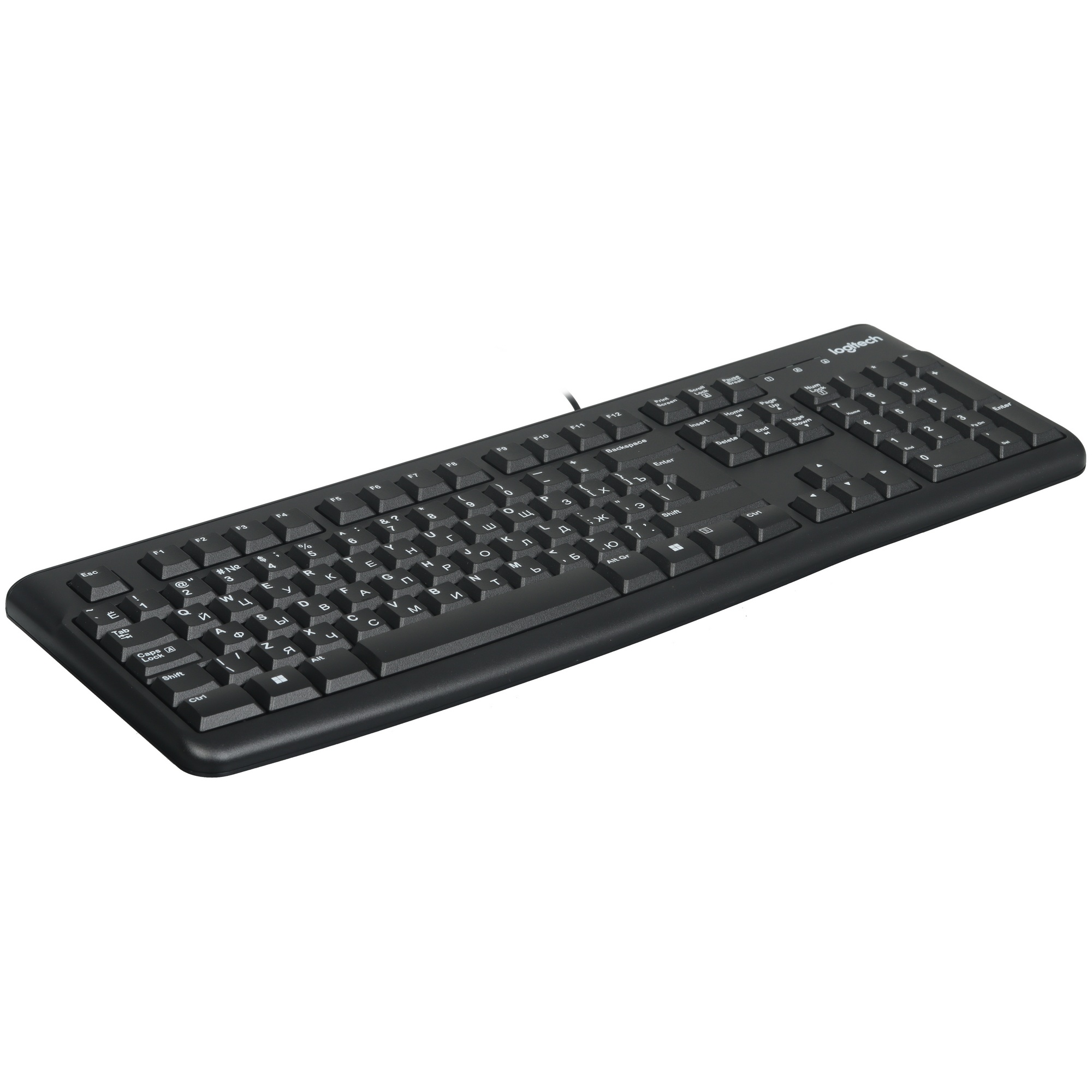 Клавиатура Logitech K120 EER проводная, USB, черный