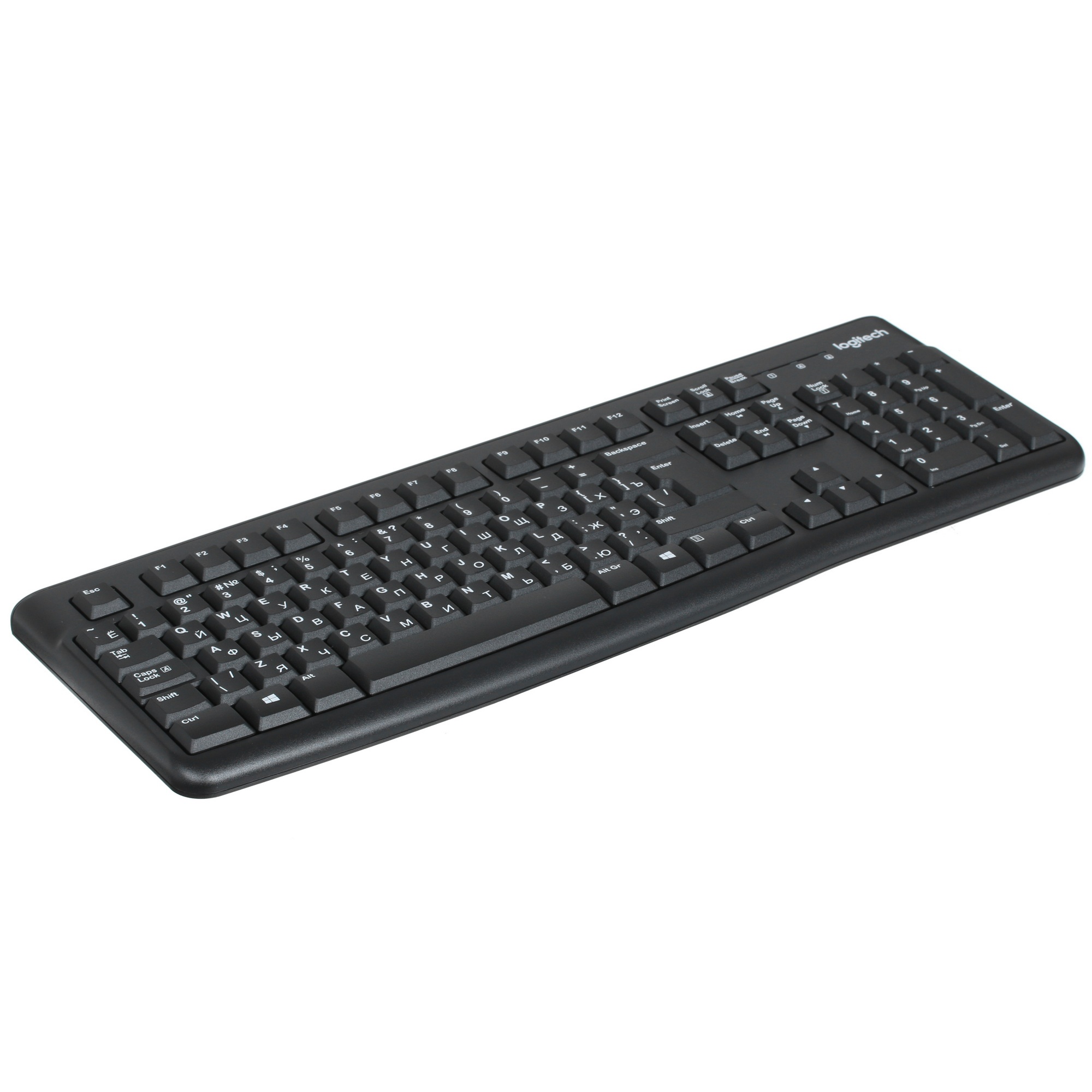 Клавиатура Logitech K120 EER проводная, USB, черный