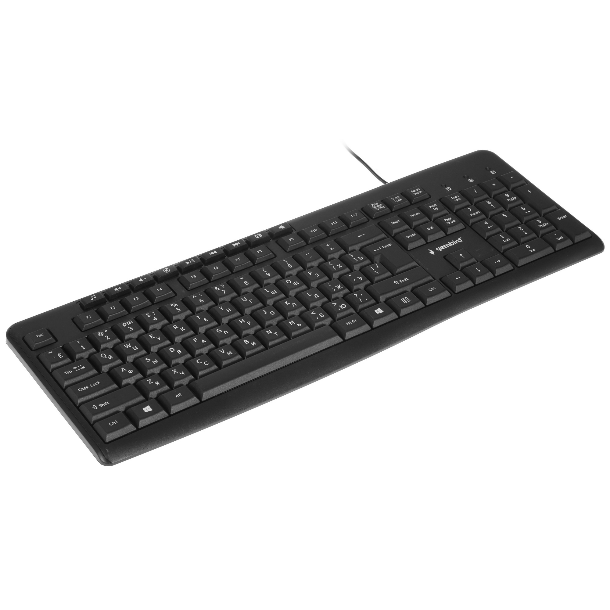 Клавиатура Gembird KB-8440M проводная, USB, чёрный