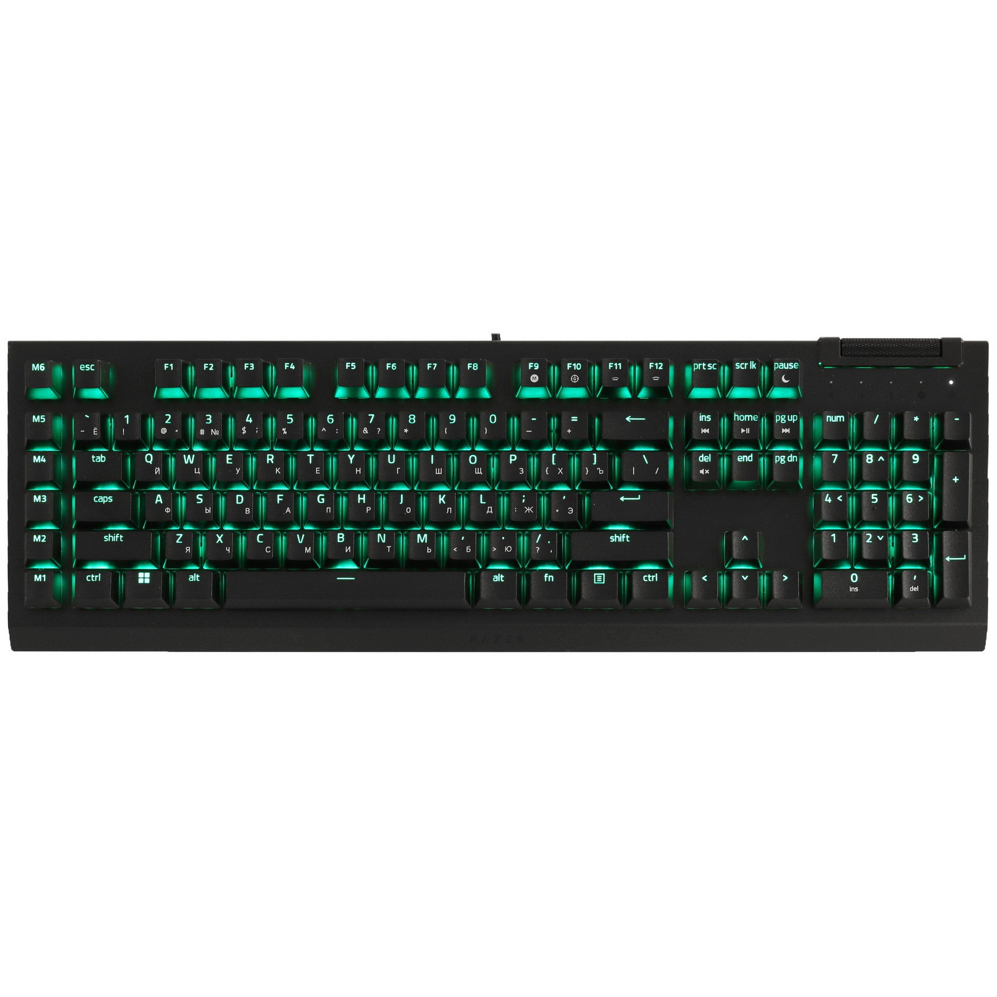 Игровая клавиатура Razer BlackWidow V4 X (Green Switch) - Russian Layout/ Razer BlackWidow V4 X (Gre