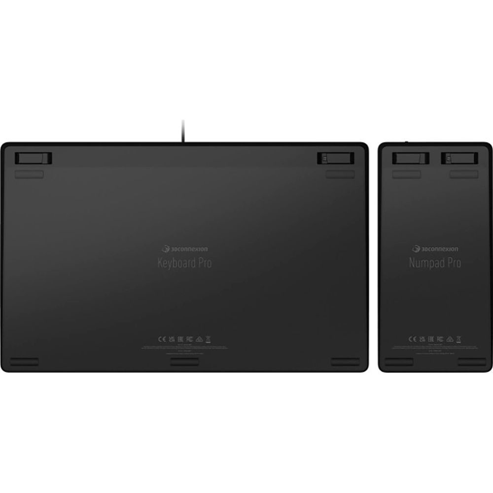 Клавиатура 3Dconnexion 3DX-700092 Keyboard Pro with Numpad проводная USB черный
