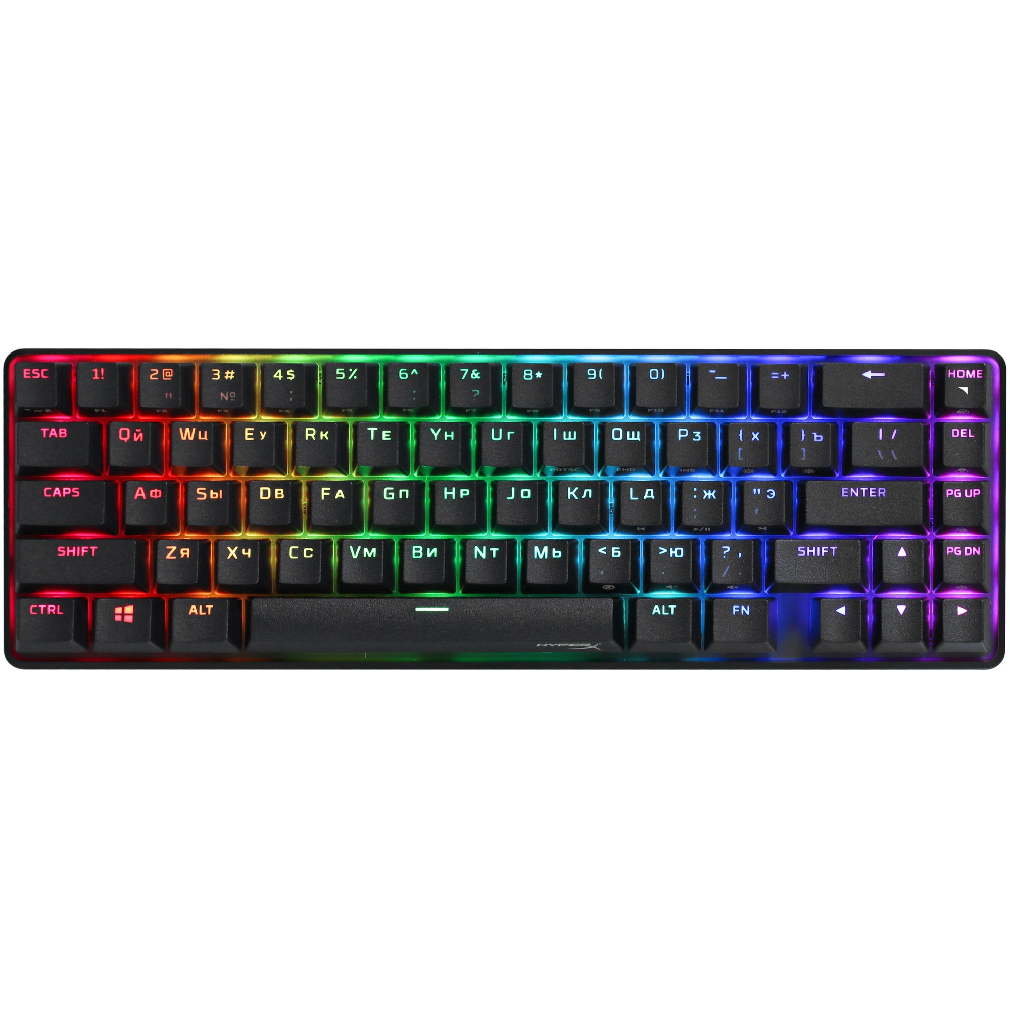 Клавиатура игровая HyperX Alloy Origins 65 (RUS) черный