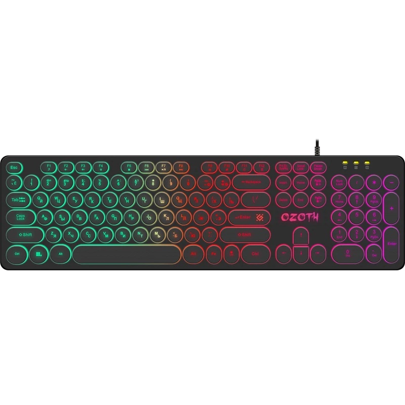Клавиатура Defender Ozoth GK-106  проводная, USB, чёрный