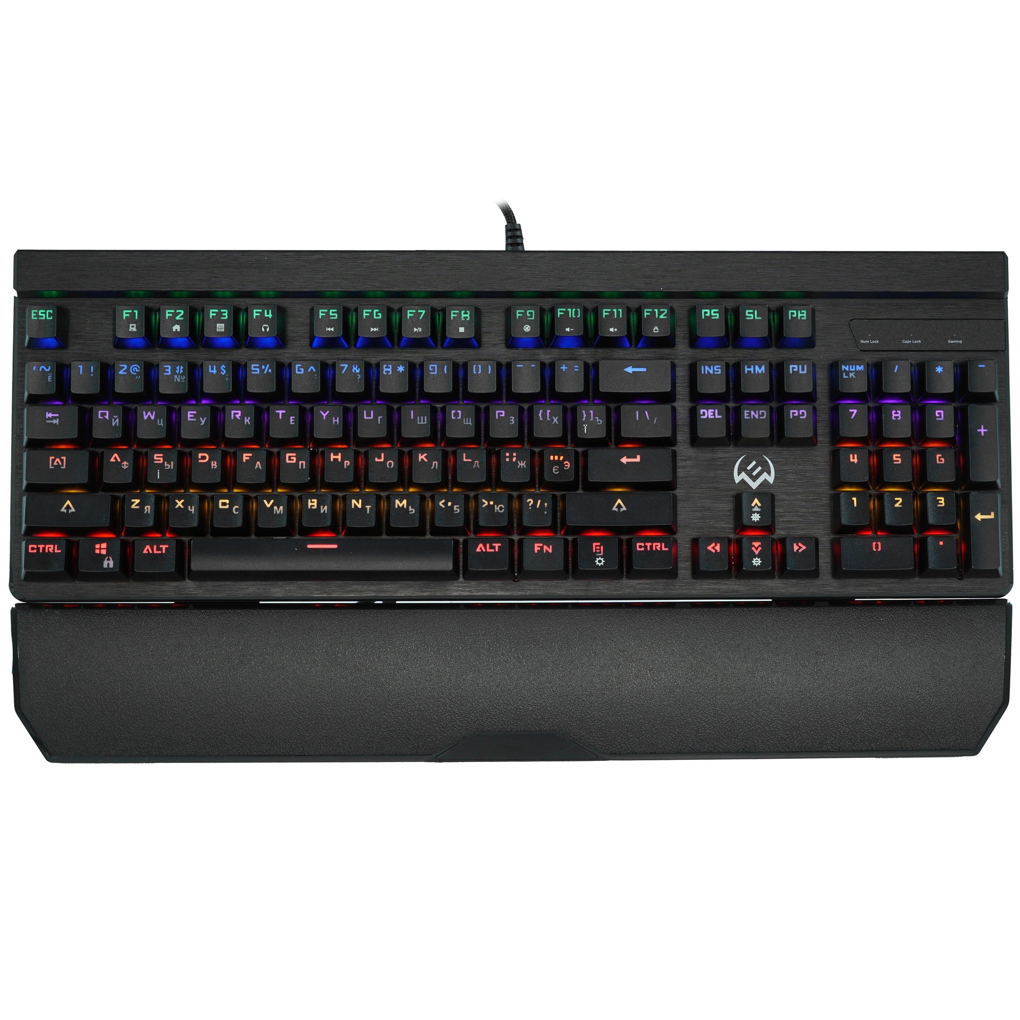 Игровая клавиатура SVEN KB-G9500  (Outemu Blue switches, USB, 104кл, ПО, RGB-подсветка)