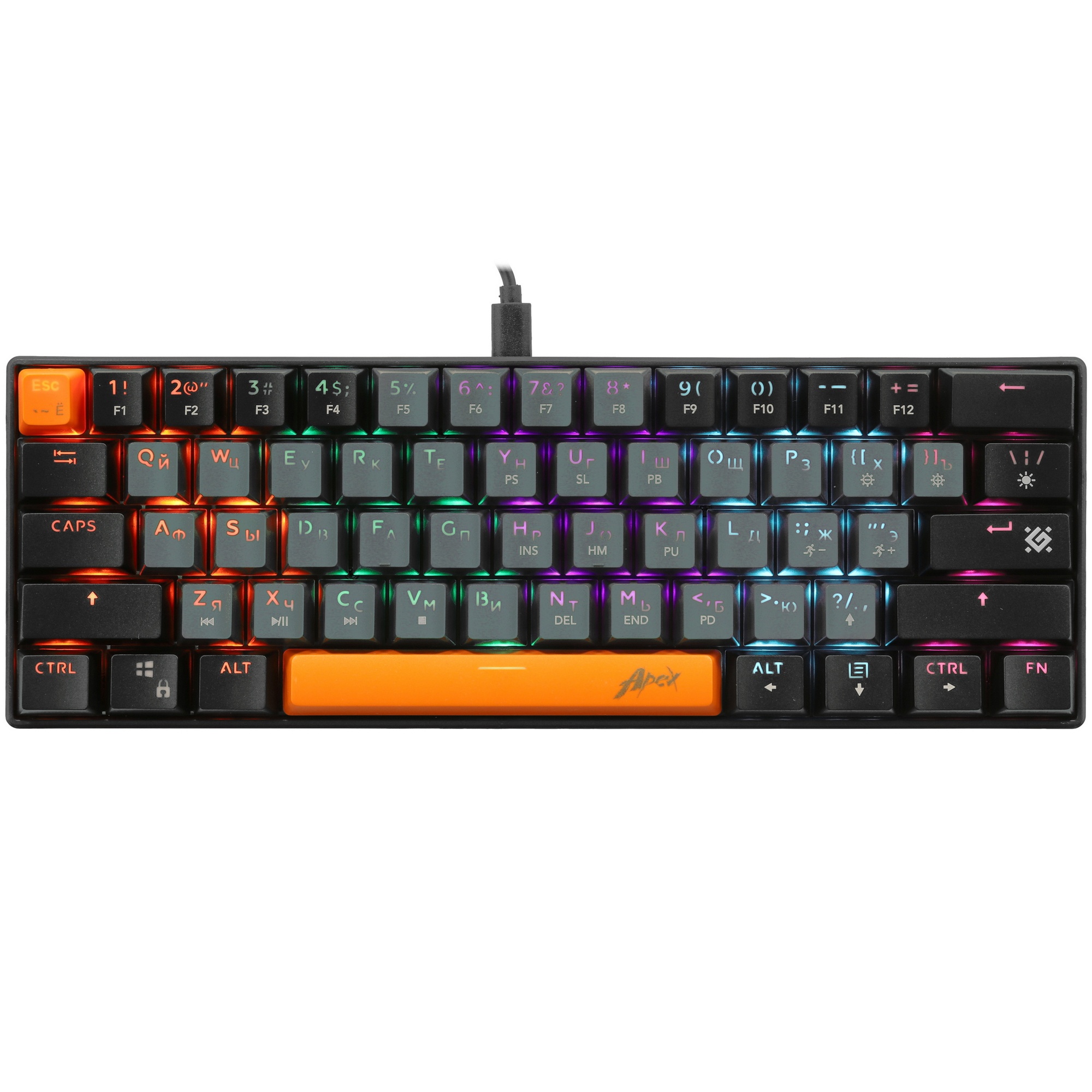 Клавиатура Defender USB APEX GK-002 RU