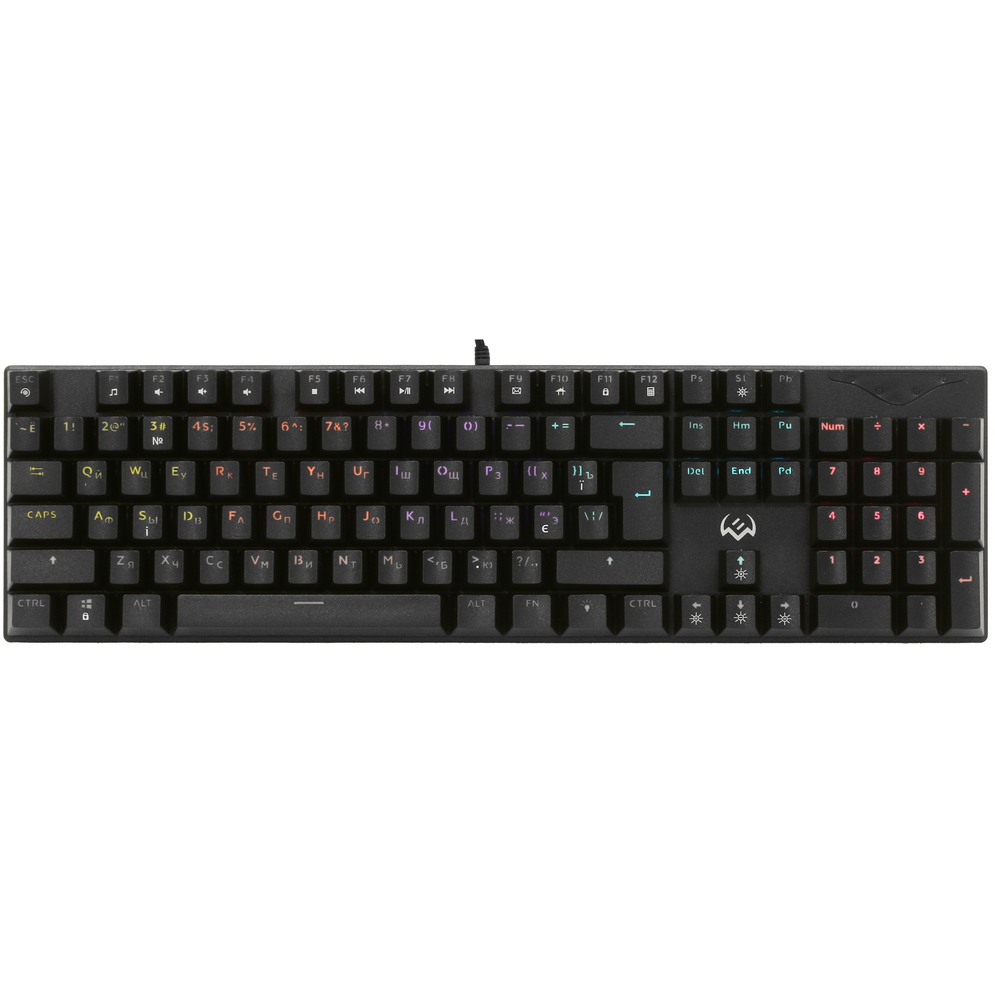 Игровая клавиатура Sven KB-G9300 чёрная (Outemu Blue switches,104кл., подсветка)
