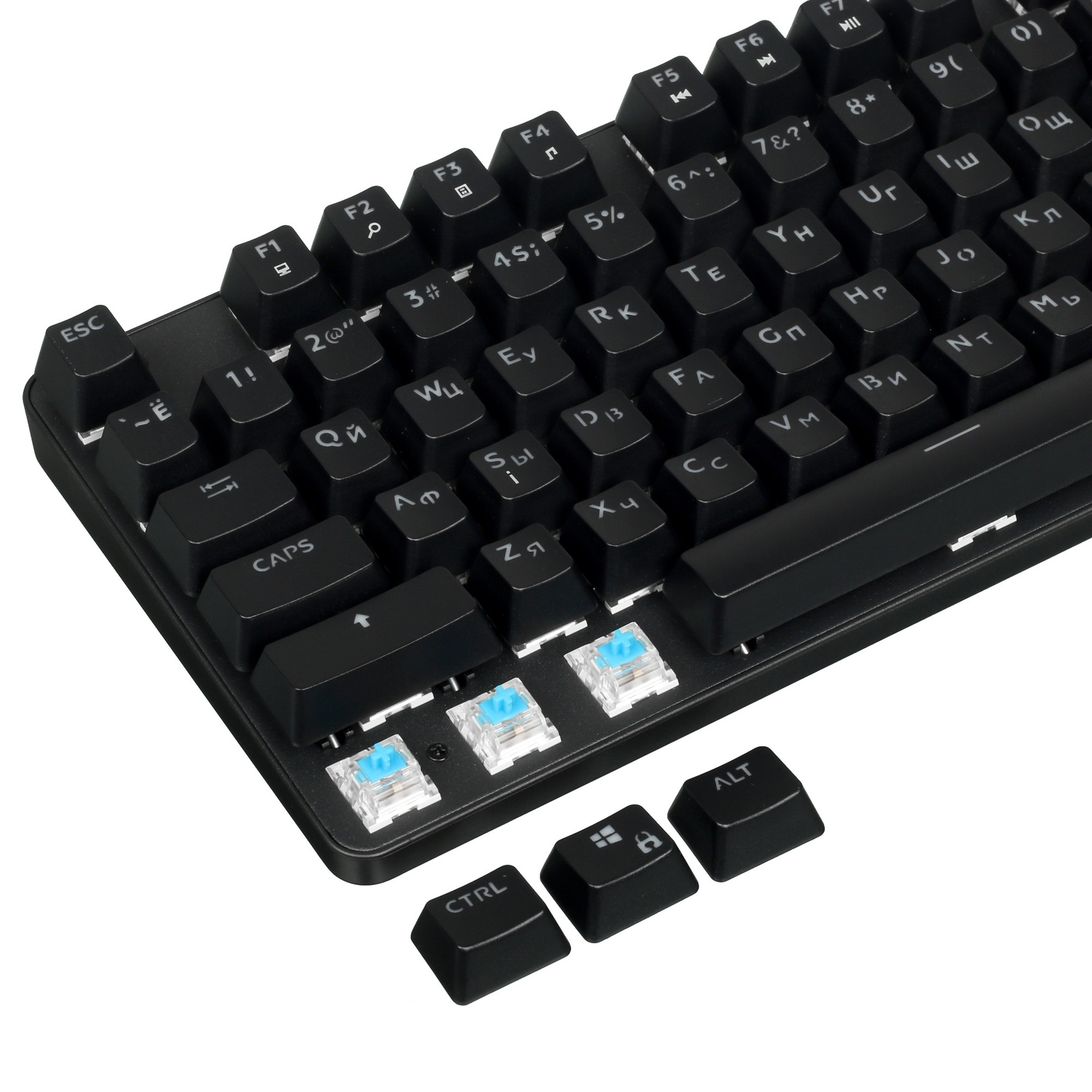 Игровая клавиатура SVEN KB-G9150 (Outemu Blue switches, USB, 87 кл., ПО, RGB-подсветка)