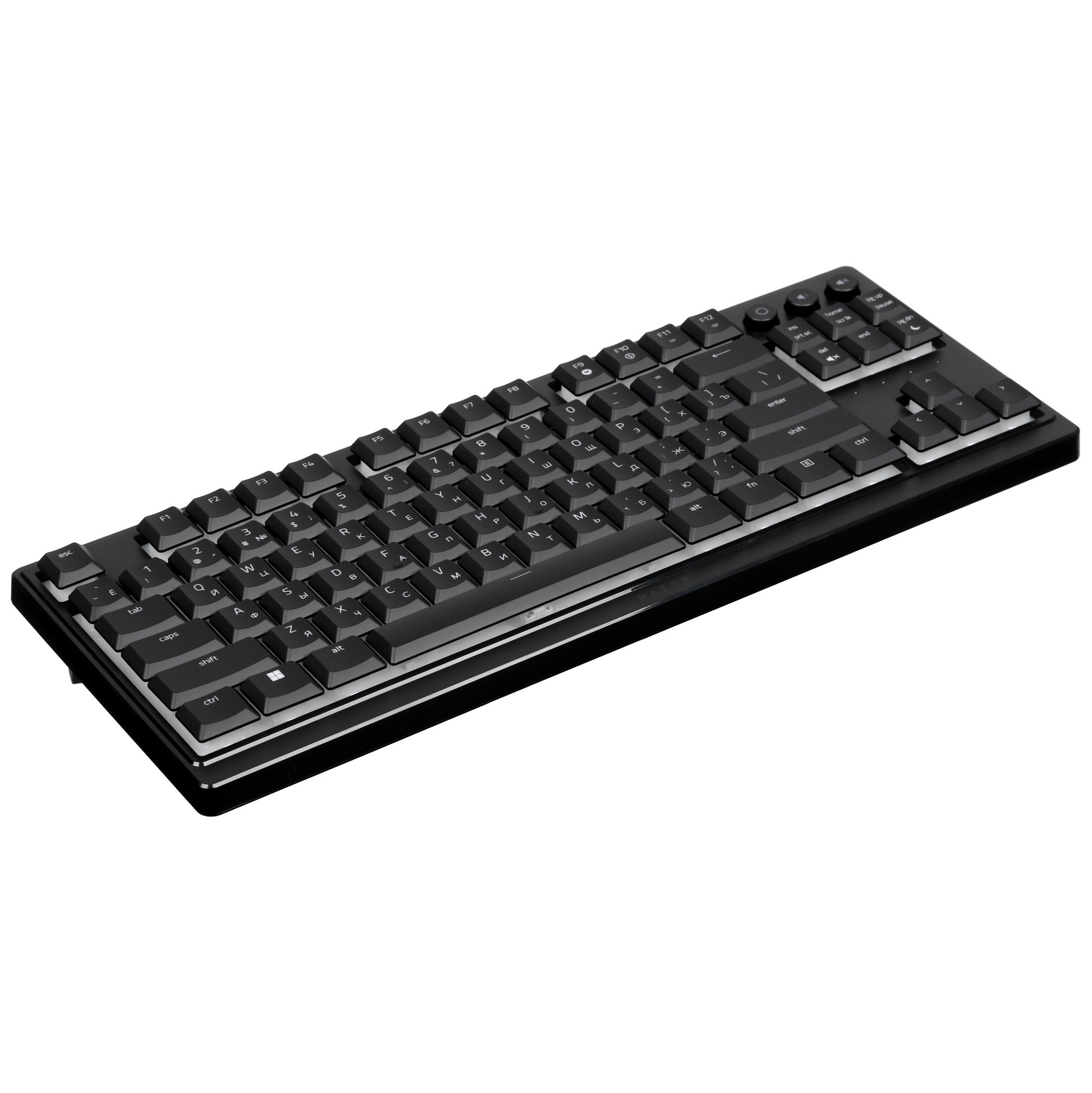 Клавиатура Razer Ornata V3 Tenkeyless механическая черный USB Multimedia for gamer LED (подставка дл