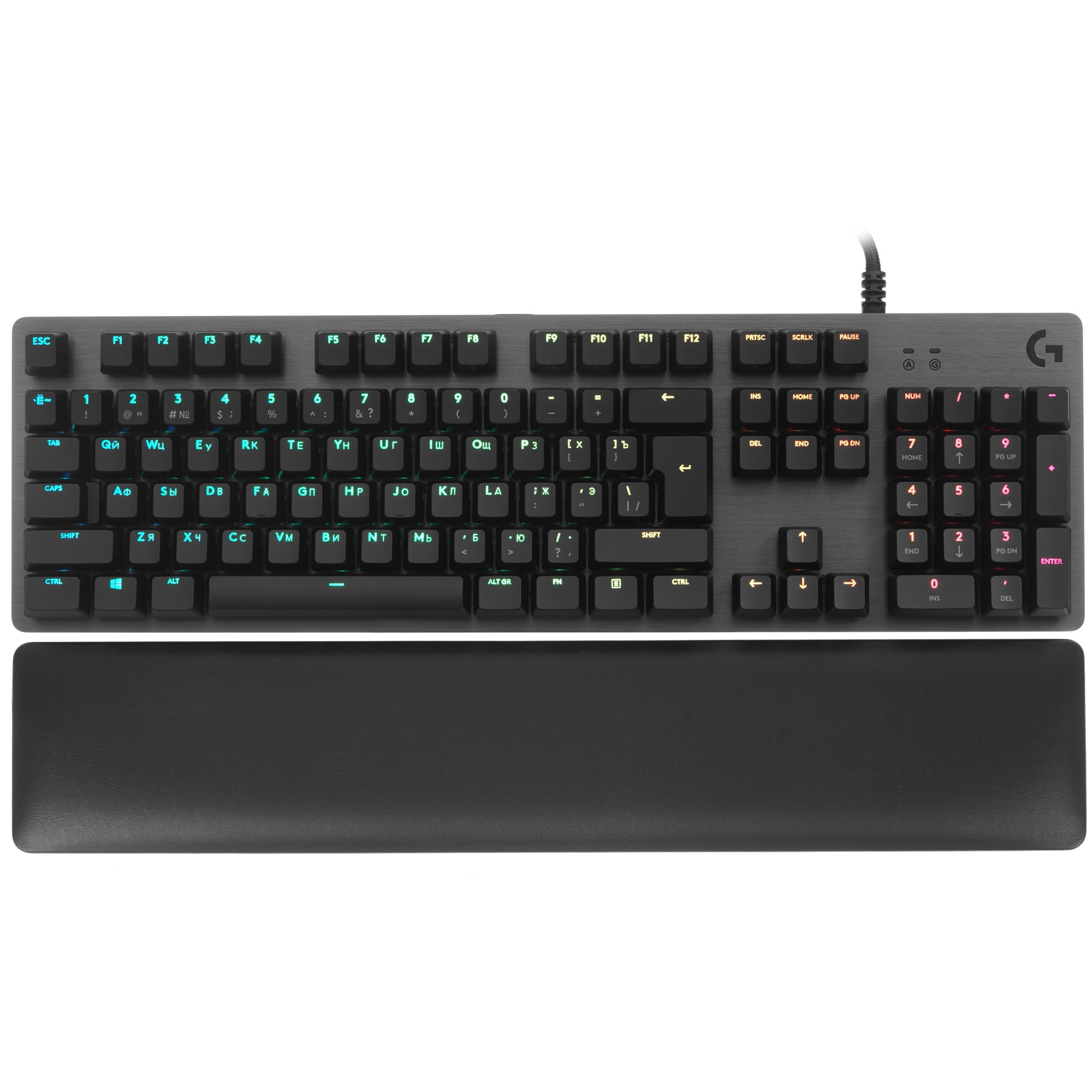 Клавиатура Logitech RGB Mechanical Gaming Keyboard G513 with GX Brown switches TACTILE (920-009329)