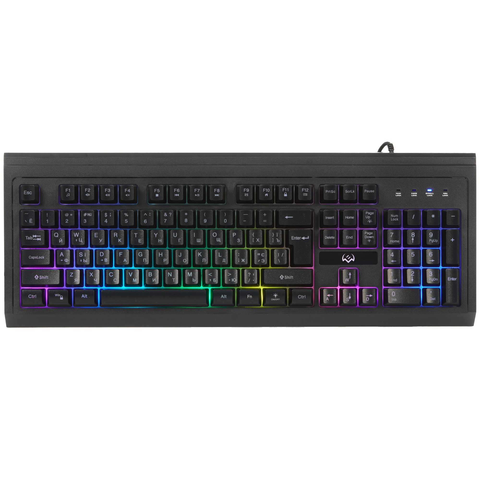 Клавиатура SVEN KB-G8400 проводная USB, черный