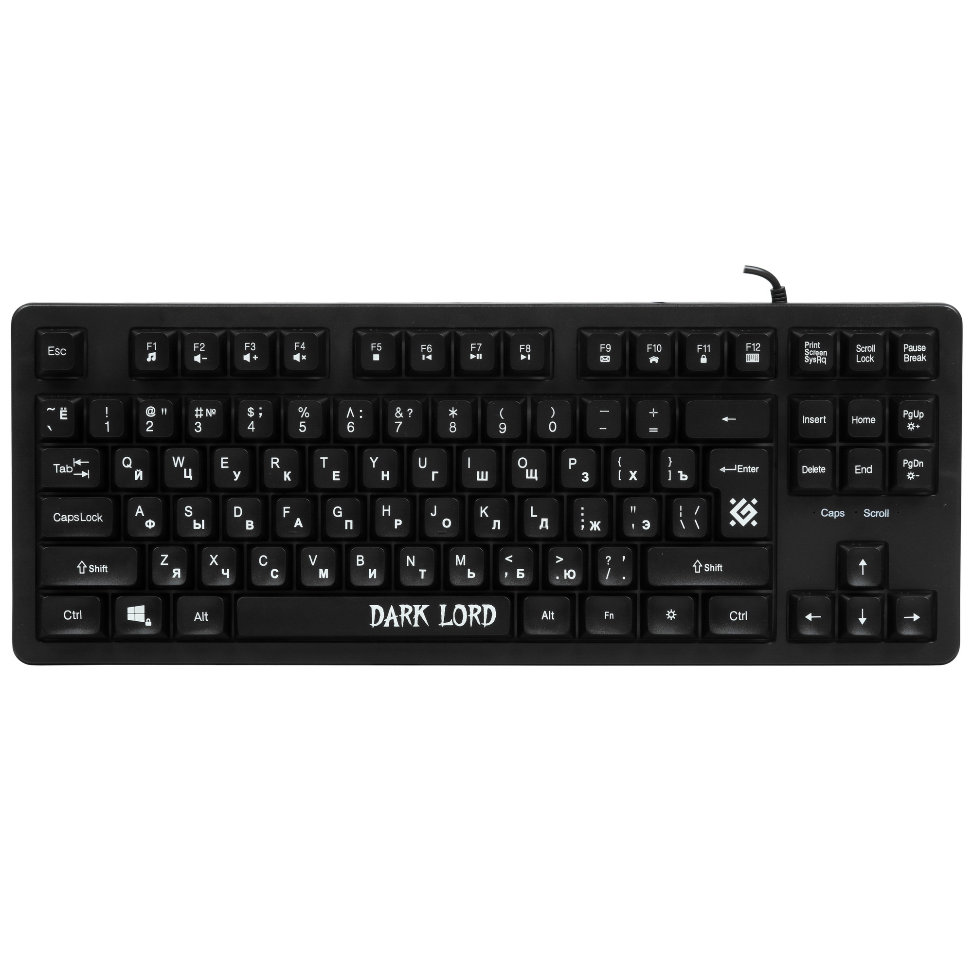 Клавиатура Defender Dark Lord GK-580  проводная, USB, черный