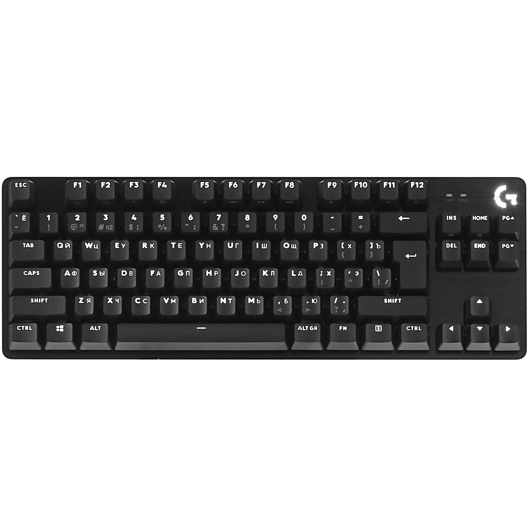 Клавиатура Logitech Gaming Keyboard G413 TKL SE Mechanical - BLACK - RUS - USB - TACTILE SWITCH