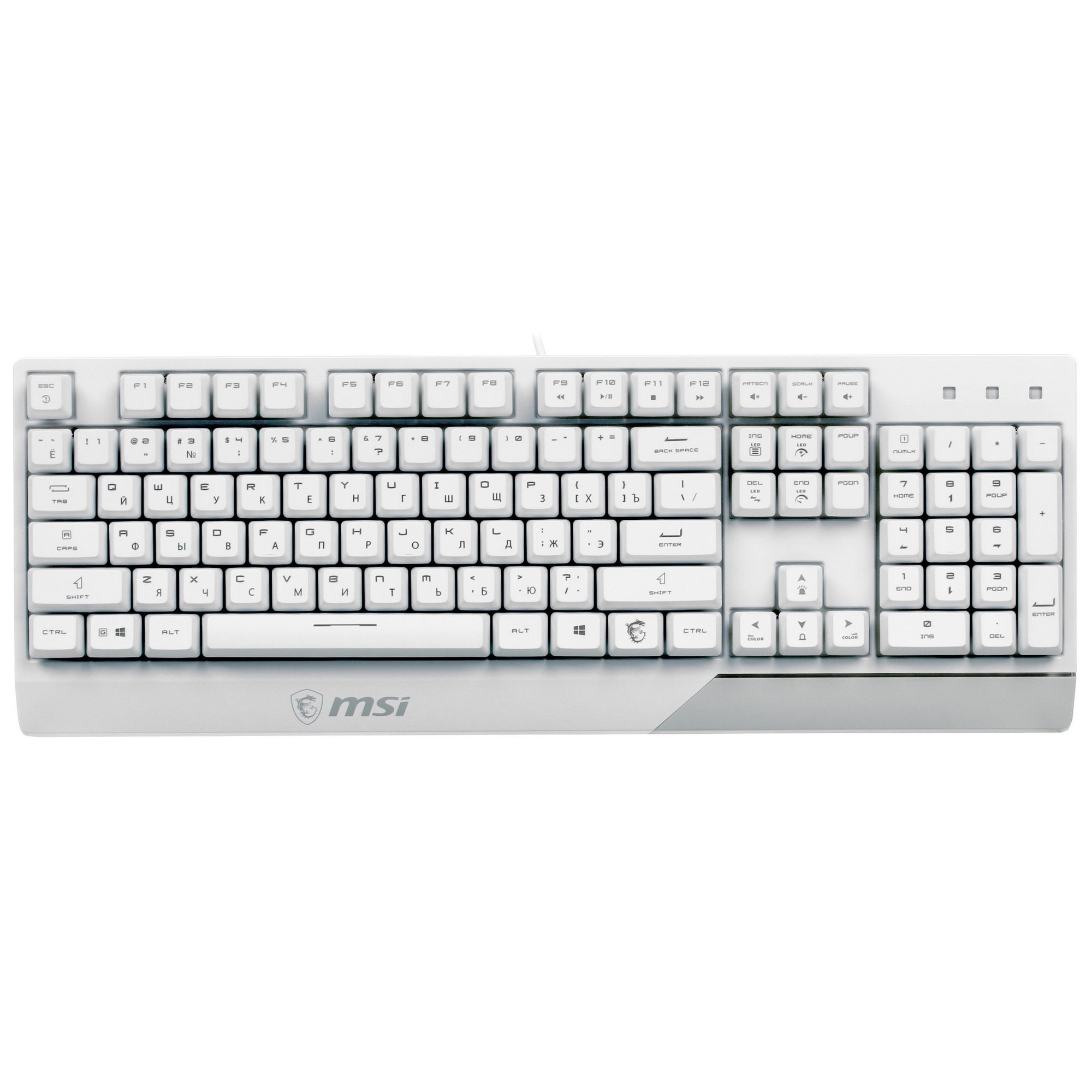 Клавиатура MSI GAMING WHITE RUS VIGOR GK30
