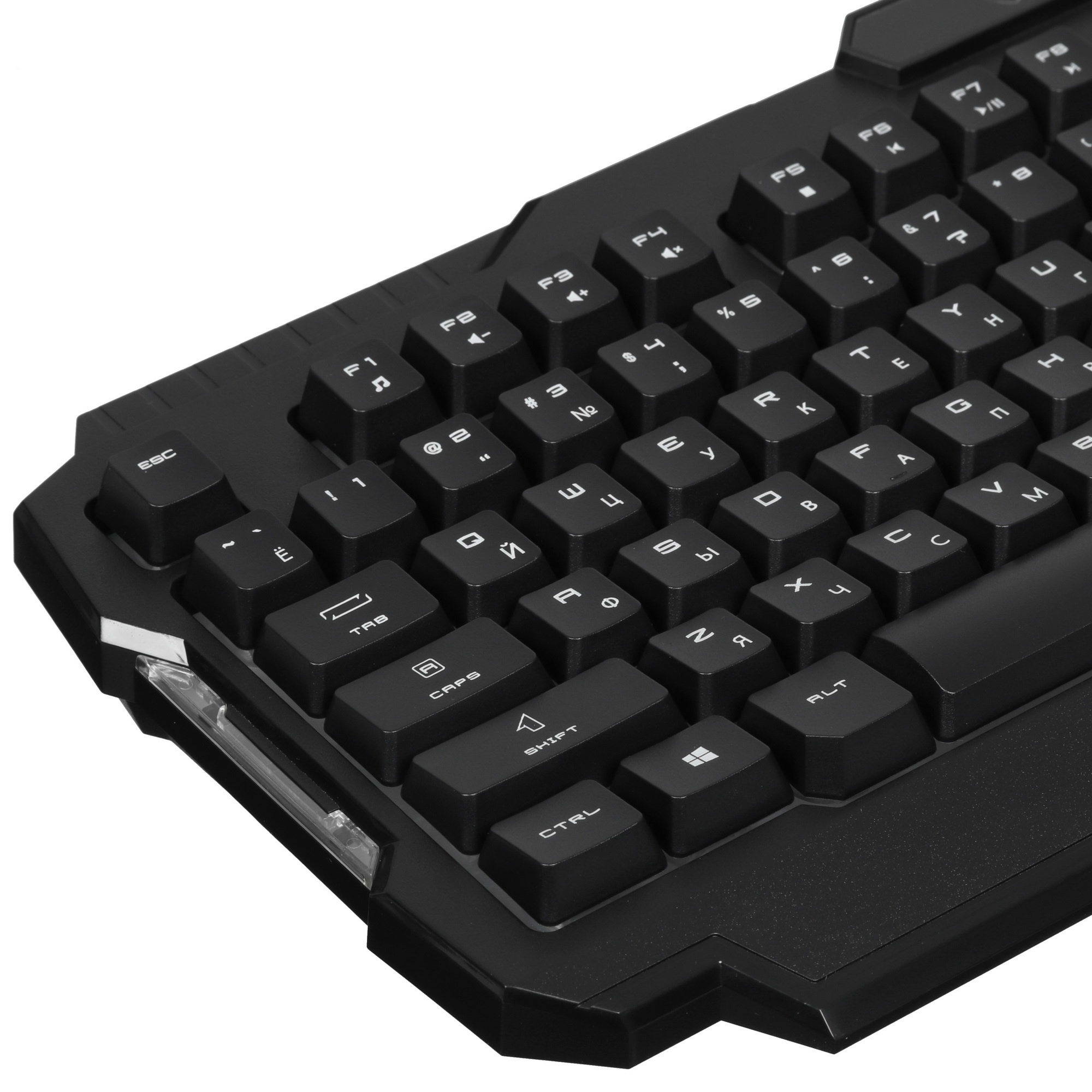 Клавиатура MSI FORGE GK100, Wired, RGB lighting, Anti-ghosting Capability, Black