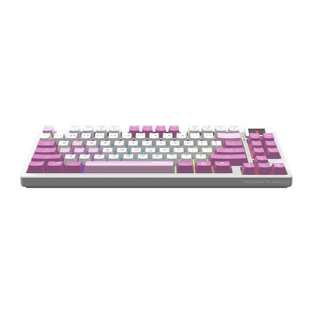 Клавиатура MSI GAMING RU FORGE GK600 TKL W VIOLET RU