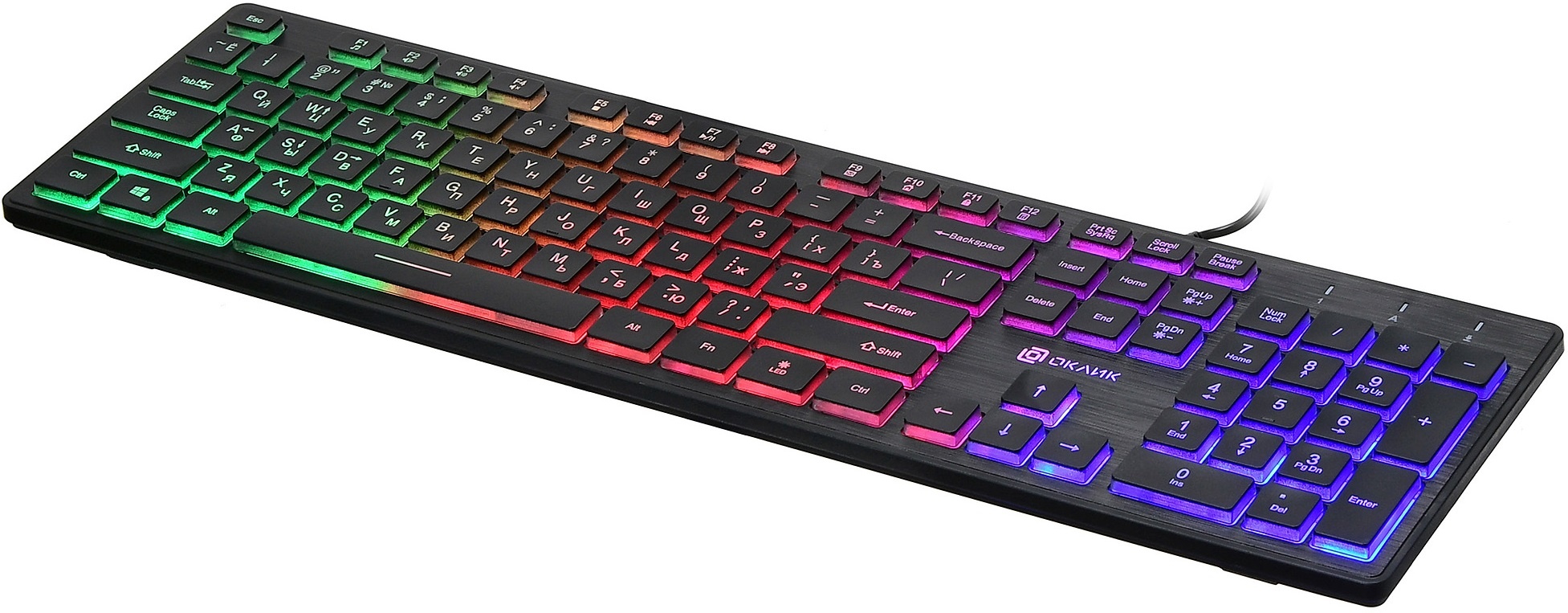 Клавиатура Oklick 550ML проводная, USB , черный