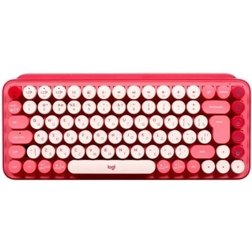 Клавиатура беспроводная Logitech POP KEYS, Heartbreaker Rose (M/N: YR0080/CU0021)