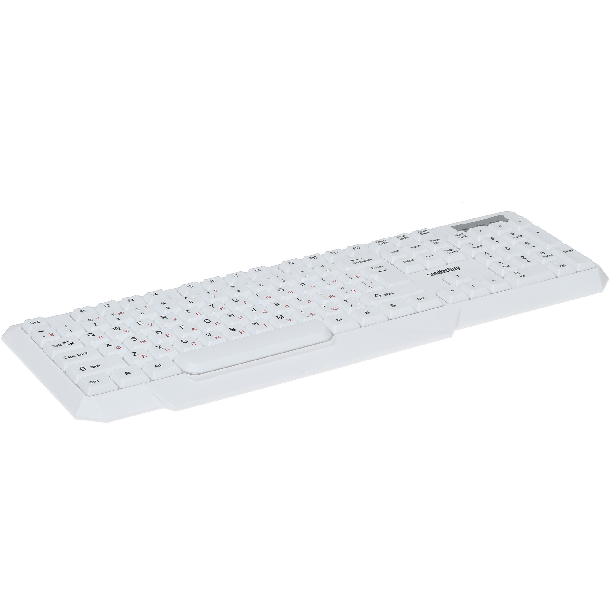 Клавиатура проводная с подсветкой Smartbuy ONE 332 USB белая [SBK-333U-W]