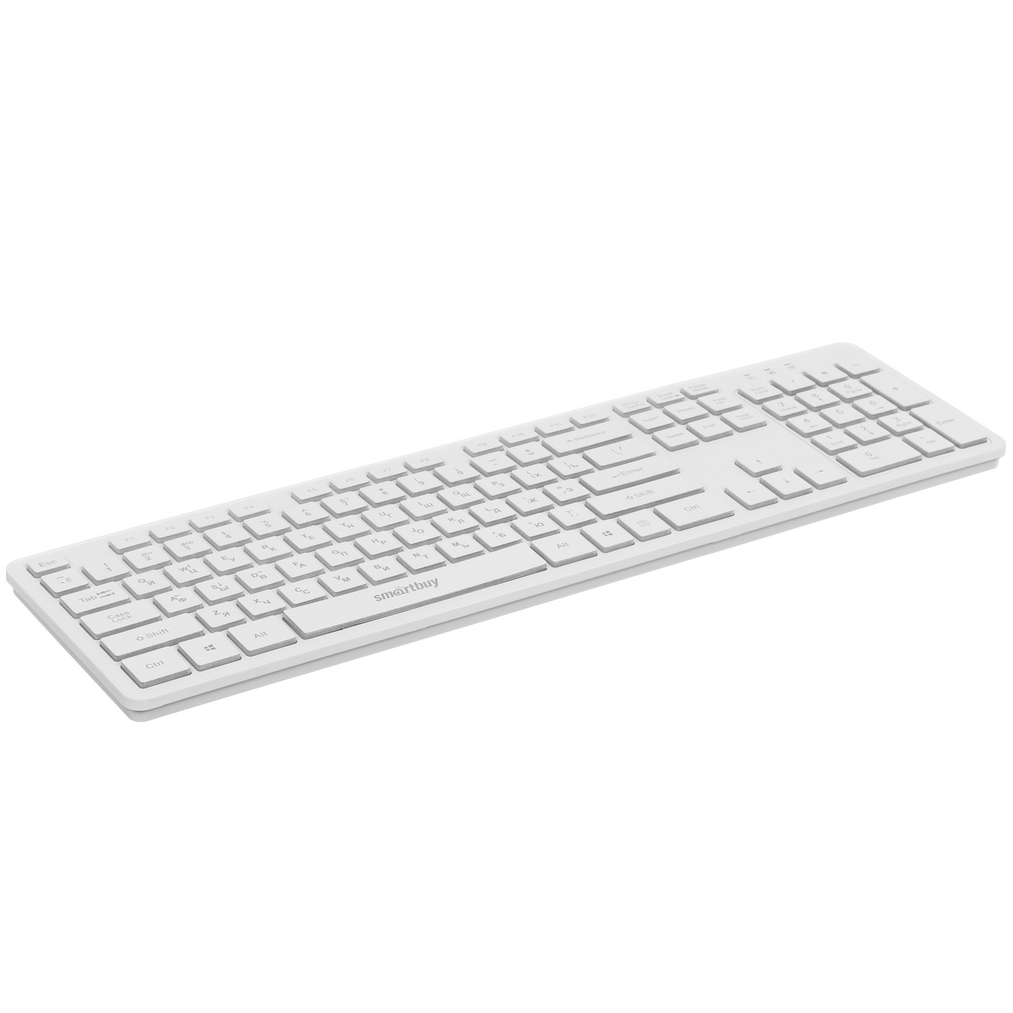 Клавиатура проводная с подсветкой Smartbuy ONE 305 USB белая [SBK-305U-W]