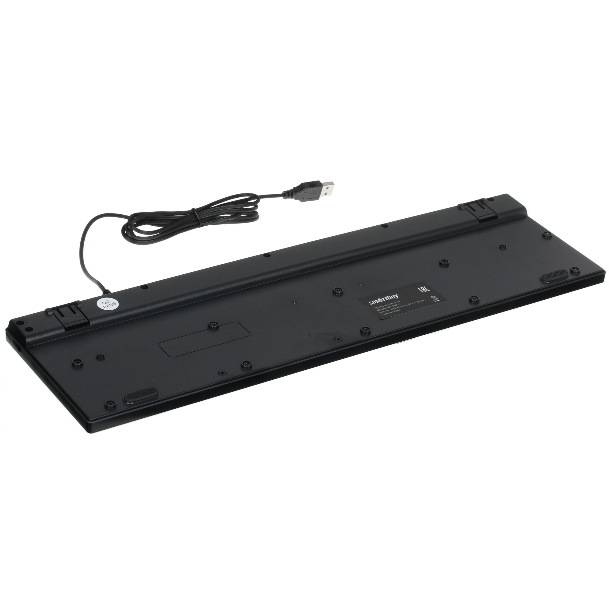 Клавиатура проводная мультимедийная Smartbuy ONE 238 USB черная (SBK-238U-K)
