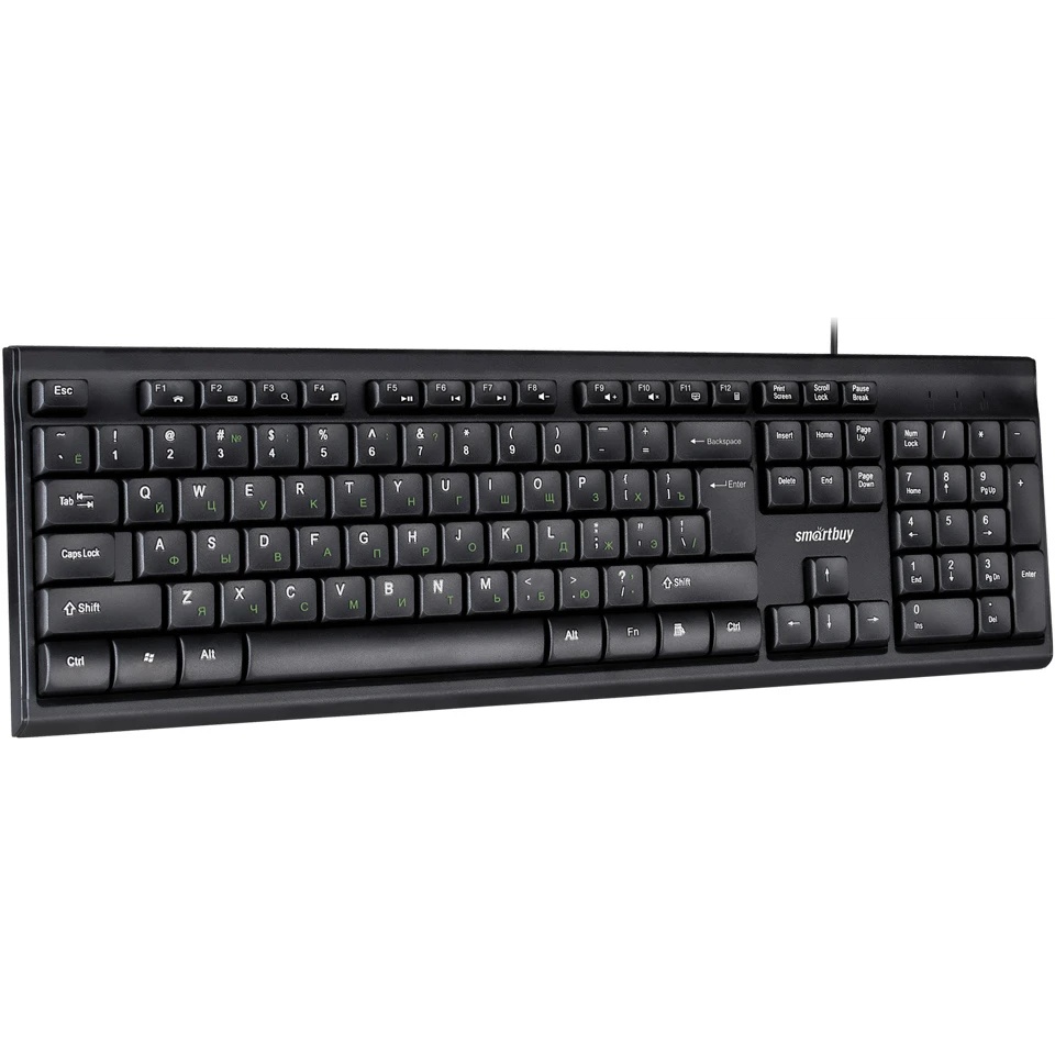 Клавиатура проводная Smartbuy ONE 114 USB черная (SBK-114U-K)