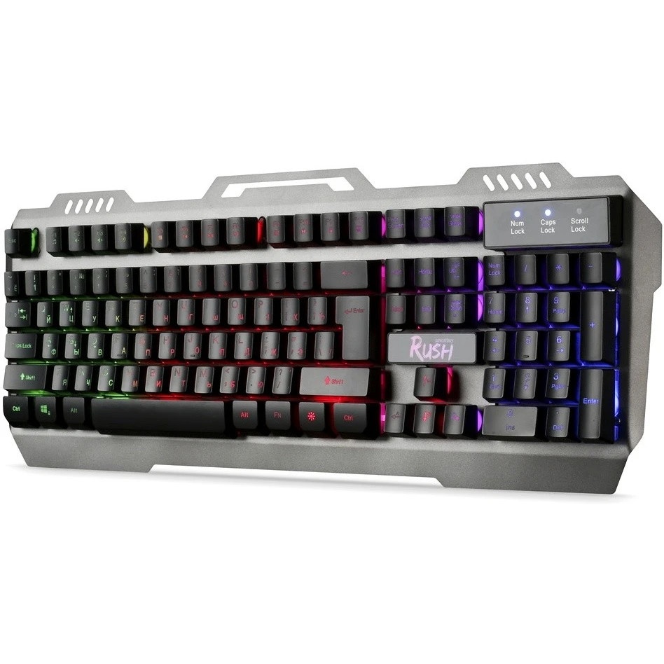 Клавиатура игровая мультимедийная Smartbuy RUSH 354 USB  Black [SBK-354GU-K]