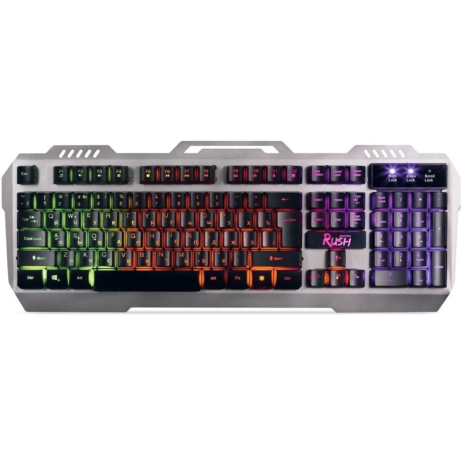 Клавиатура игровая мультимедийная Smartbuy RUSH 354 USB  Black [SBK-354GU-K]