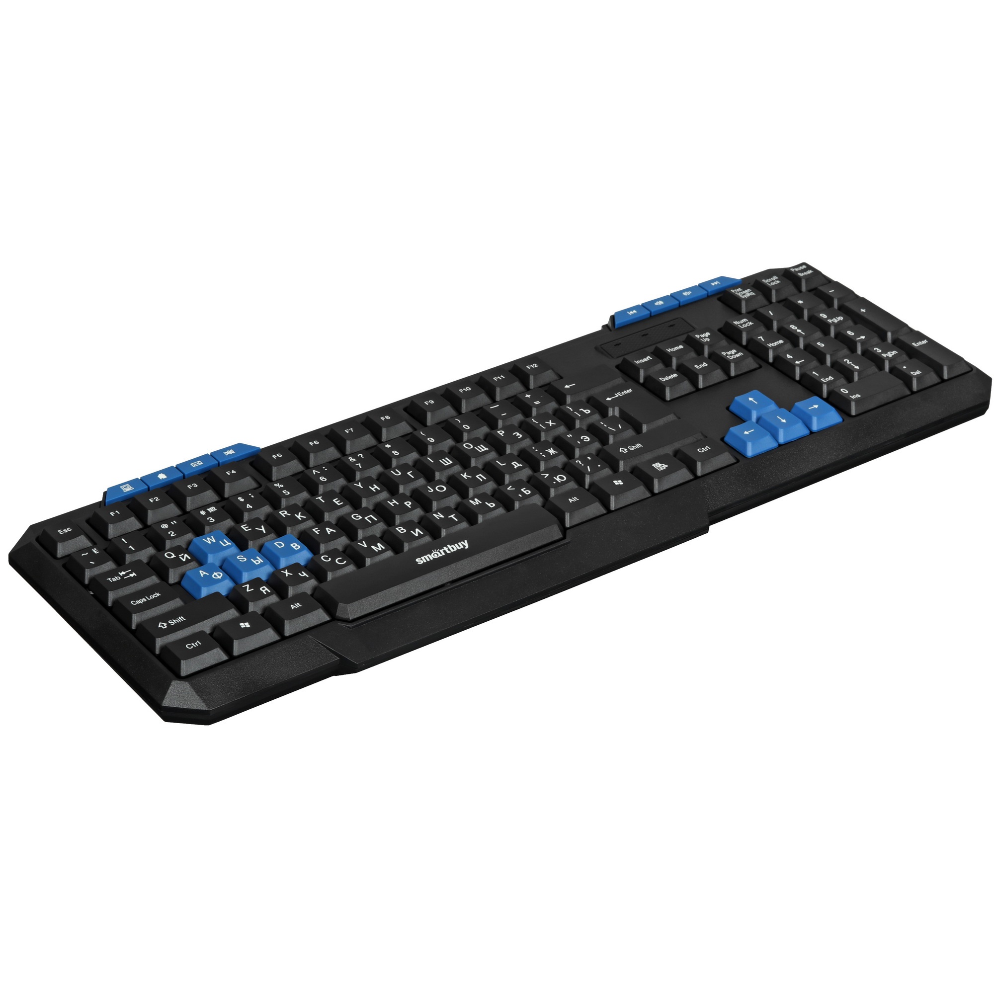 Клавиатура проводная мультимедийная Smartbuy ONE 221 USB черная [SBK-221U-K]