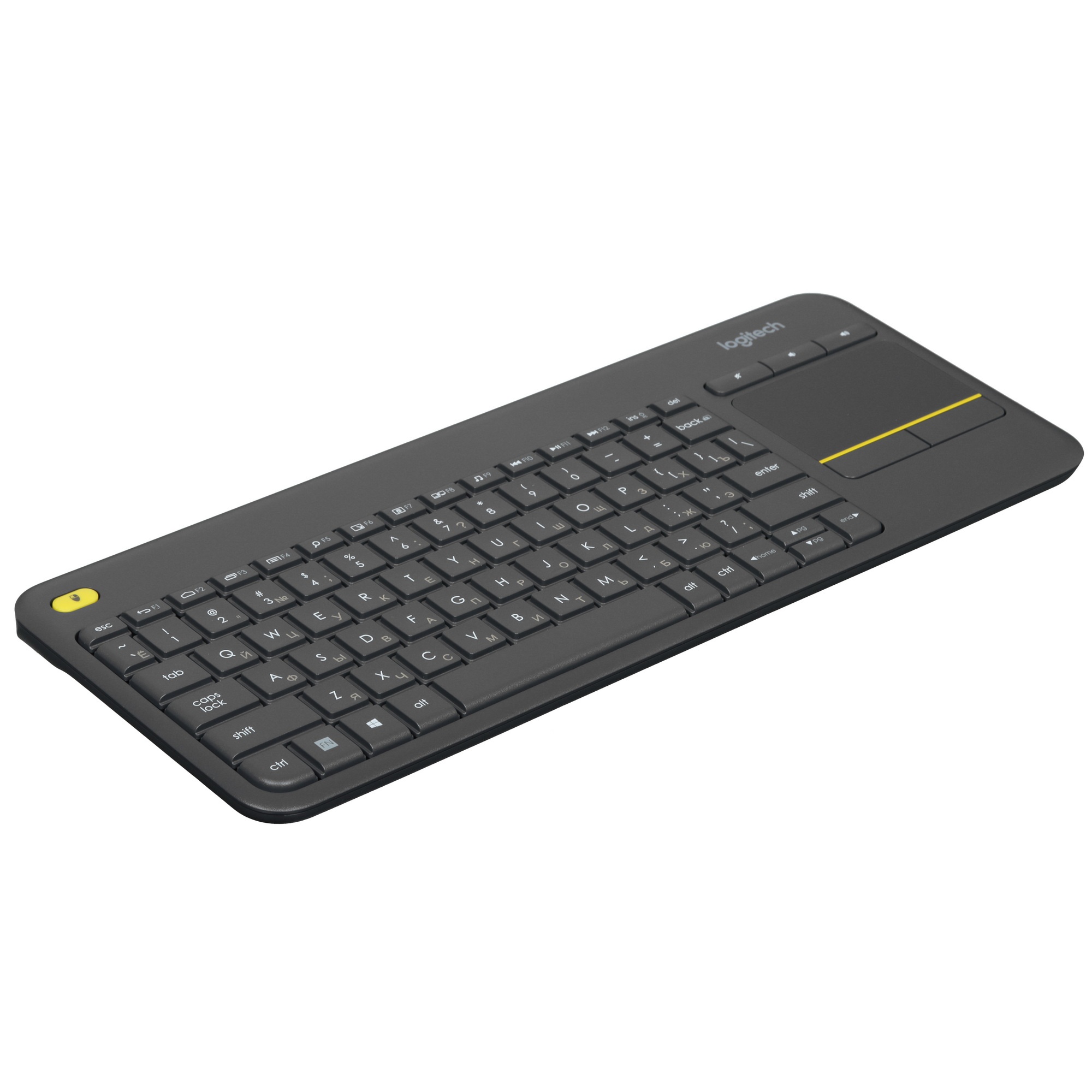 Клавиатура 920-007147 Logitech Keyboard K400 Wireless Touch Plus USB RTL