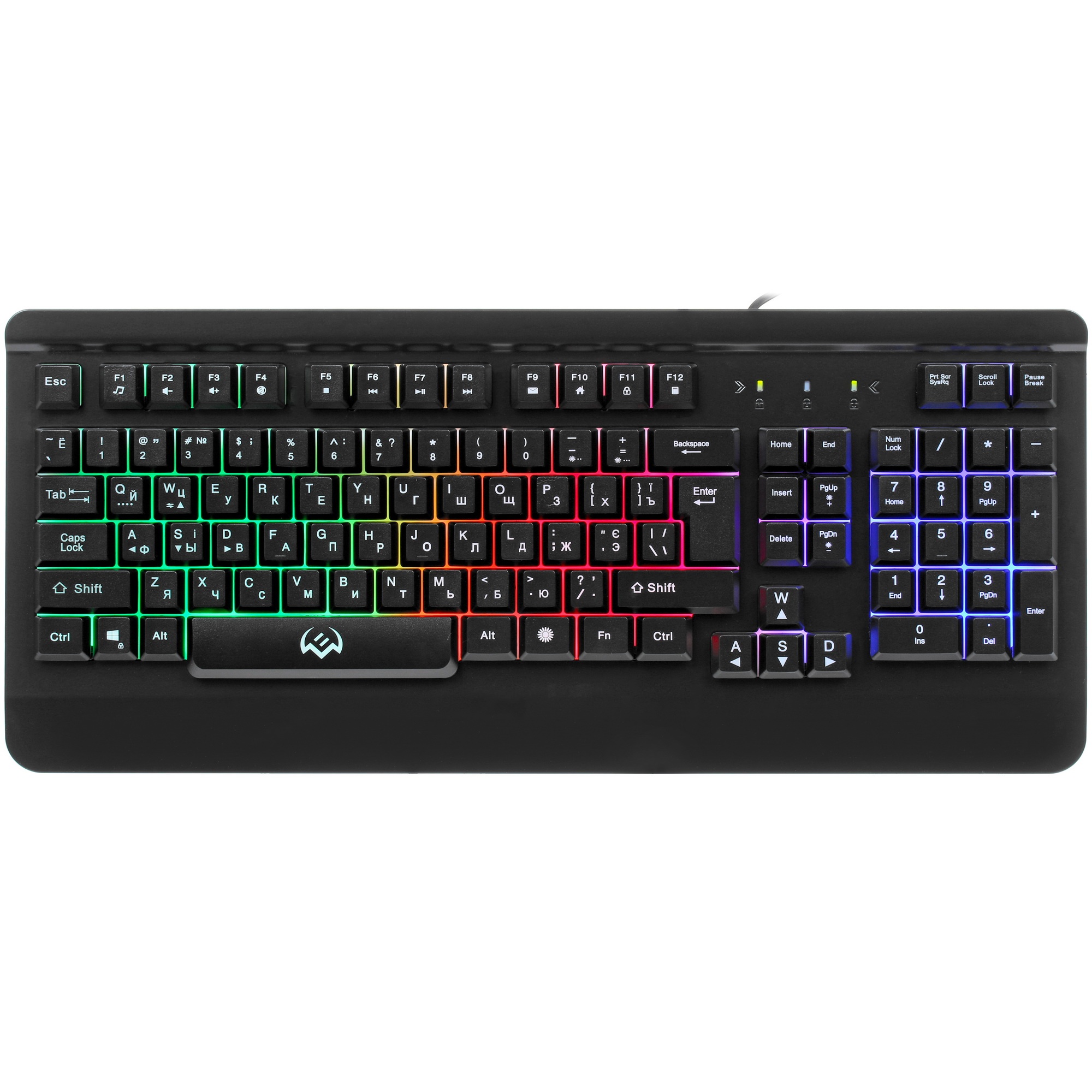 Игровая клавиатура SVEN KB-G9450 (104кл., мет. корпус, 12 Fn функций, подсветка)