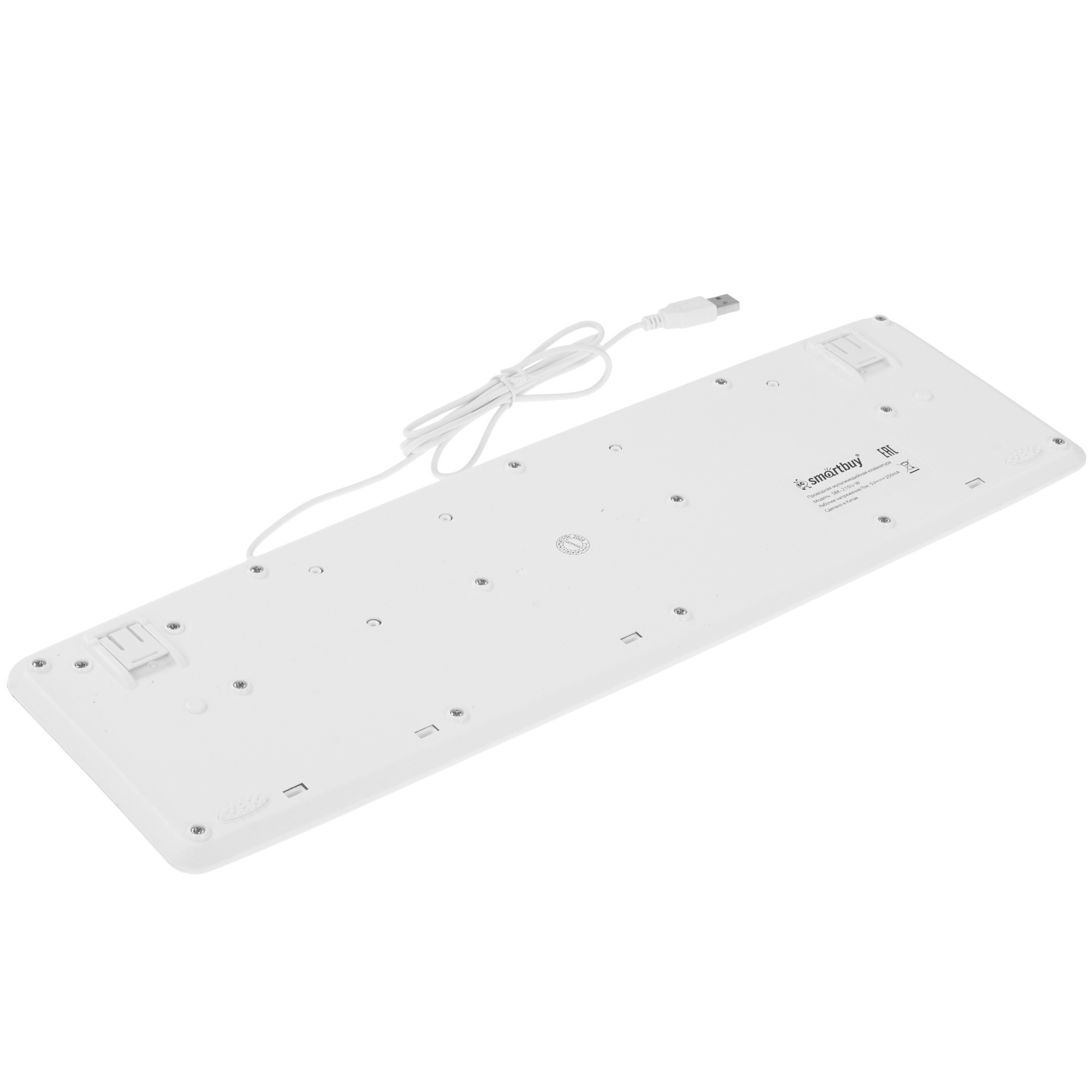 Клавиатура проводная SMARTBUY (SBK-210U-W) ONE 210 USB белая