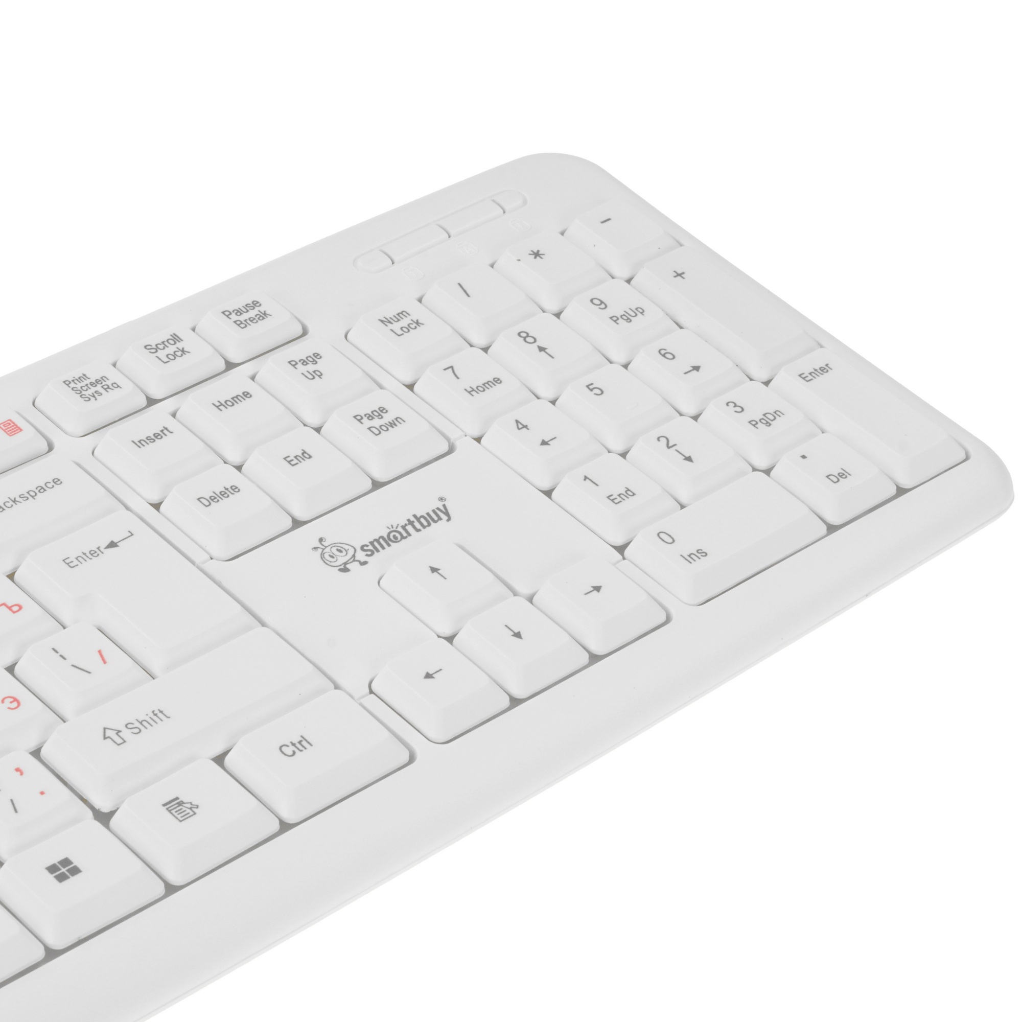 Клавиатура проводная SMARTBUY (SBK-210U-W) ONE 210 USB белая