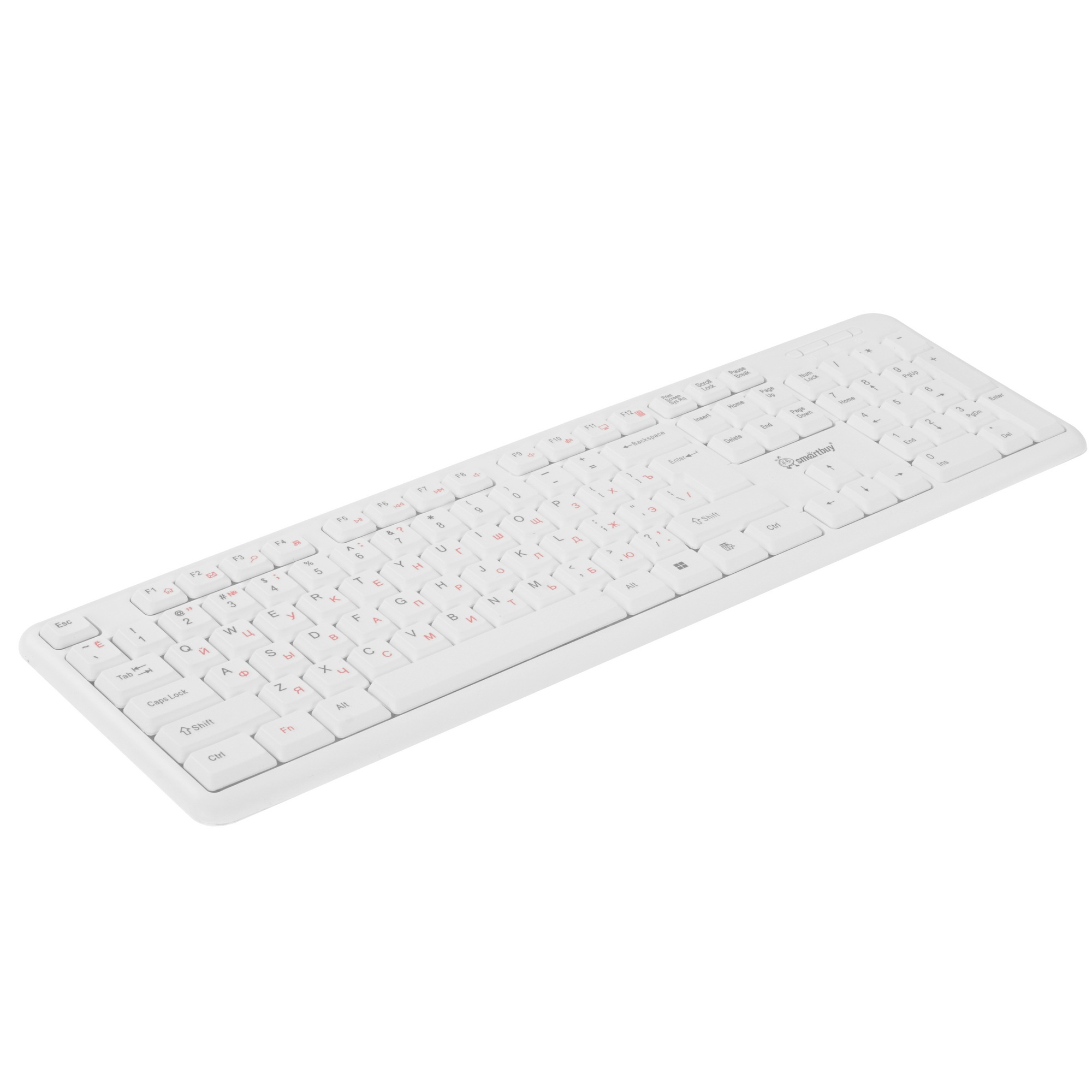 Клавиатура проводная SMARTBUY (SBK-210U-W) ONE 210 USB белая