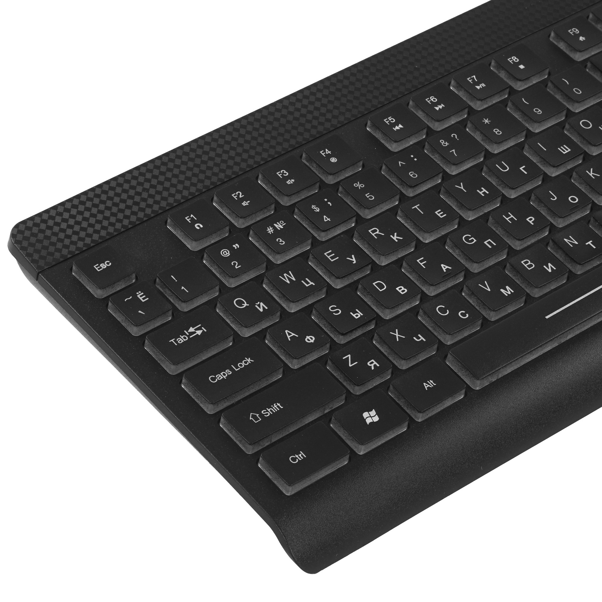 Клавиатуры Perfeo "BACKLIGHT" Multimedia, подсв. кнопок/букв USB, чёрная[PF-843]