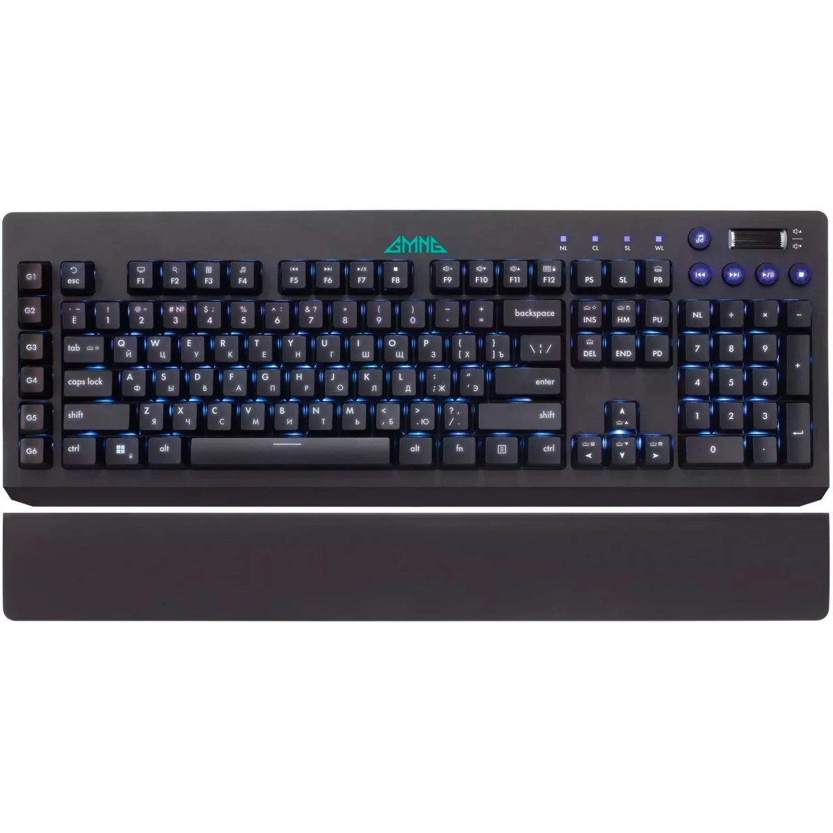 Клавиатура GMNG GG-KB770XP механическая черный USB Multimedia for gamer LED (подставка для запястий)