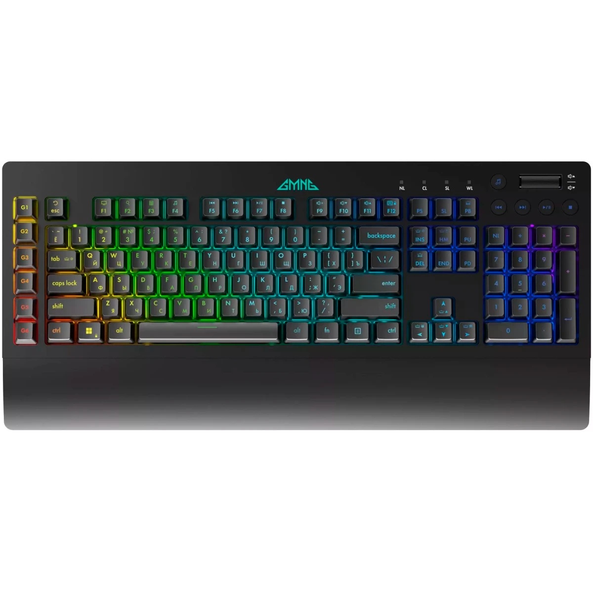 Клавиатура GMNG GG-KB770XP механическая черный USB Multimedia for gamer LED (подставка для запястий)