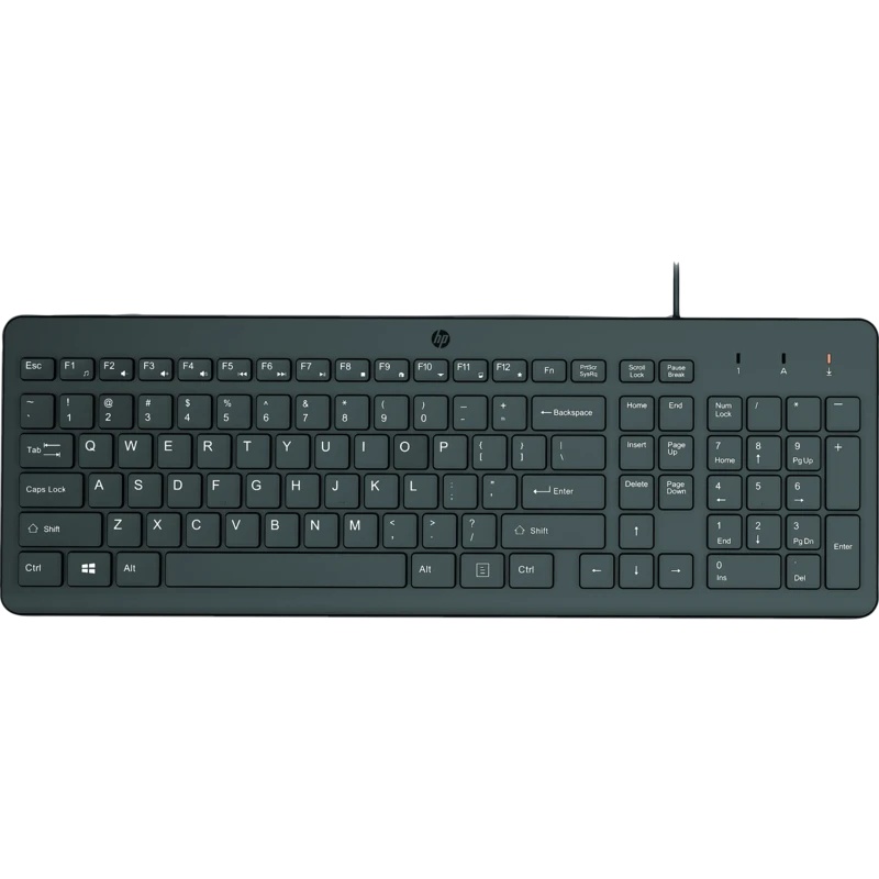 Клавиатура Keyboard HP 150 Wired  (black) ENG/RUS