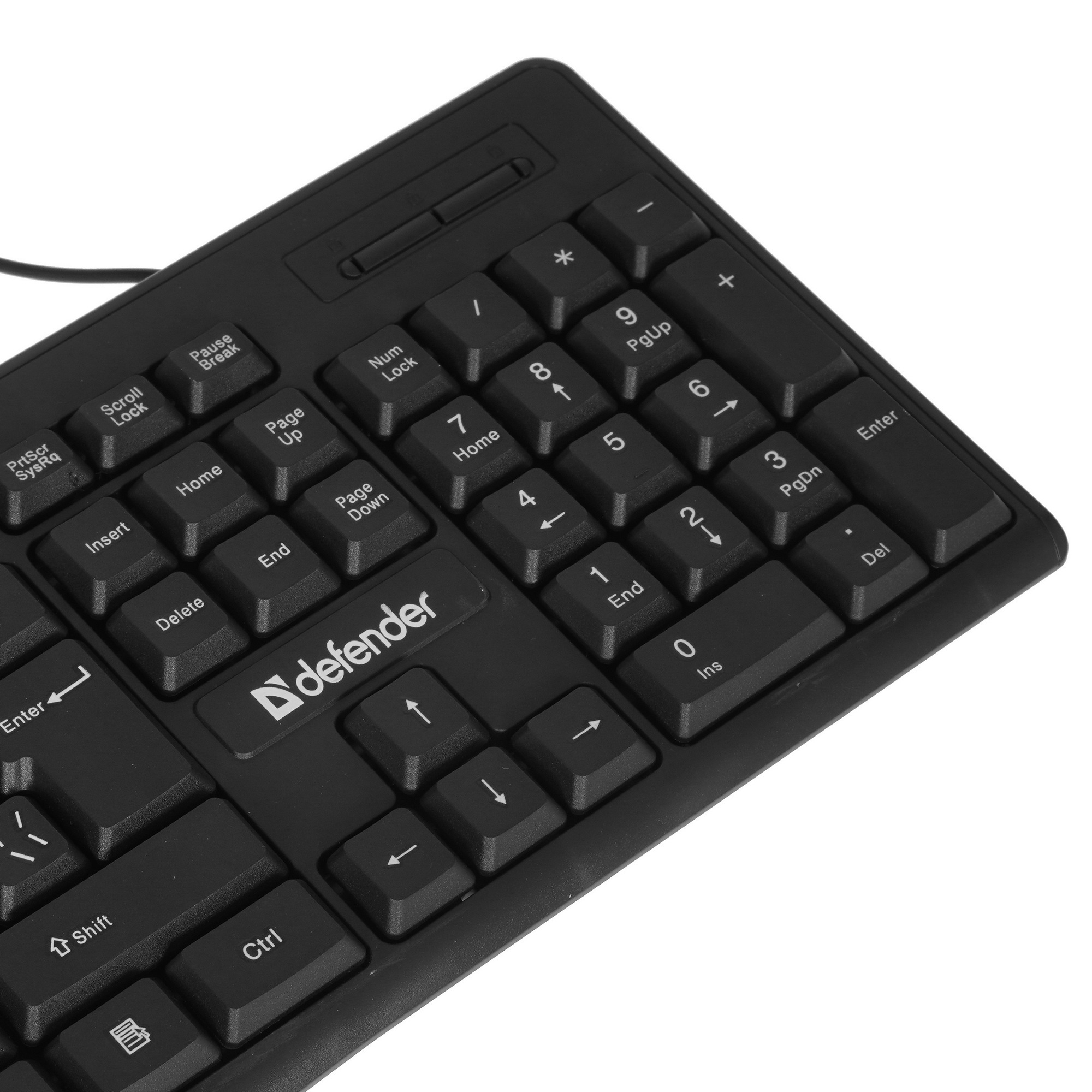 Клавиатура Defender Action HB-719 проводная, USB, черный