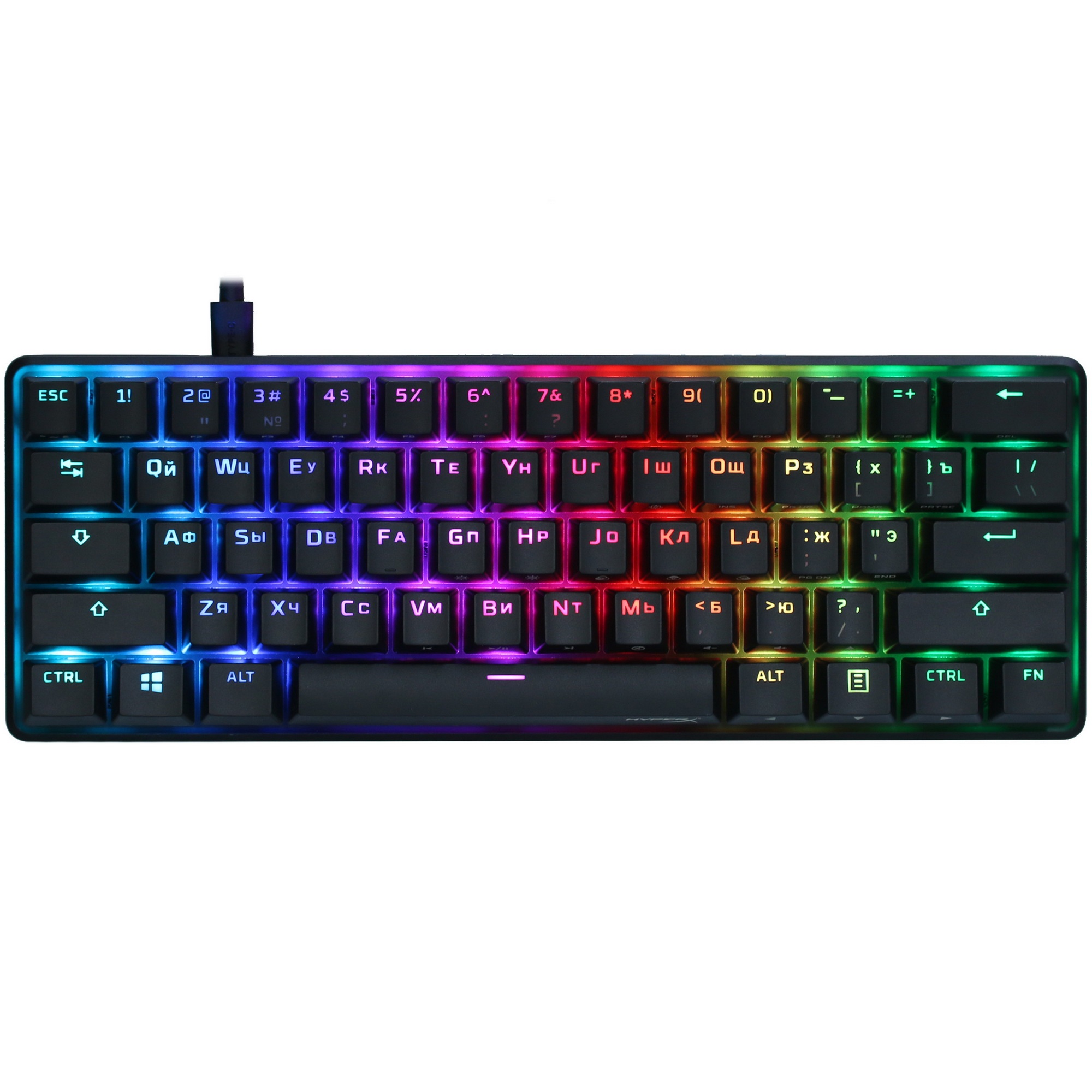 Клавиатура HyperX Alloy Origins 60 механическая   USB LED (4P5N4AA#ABA)