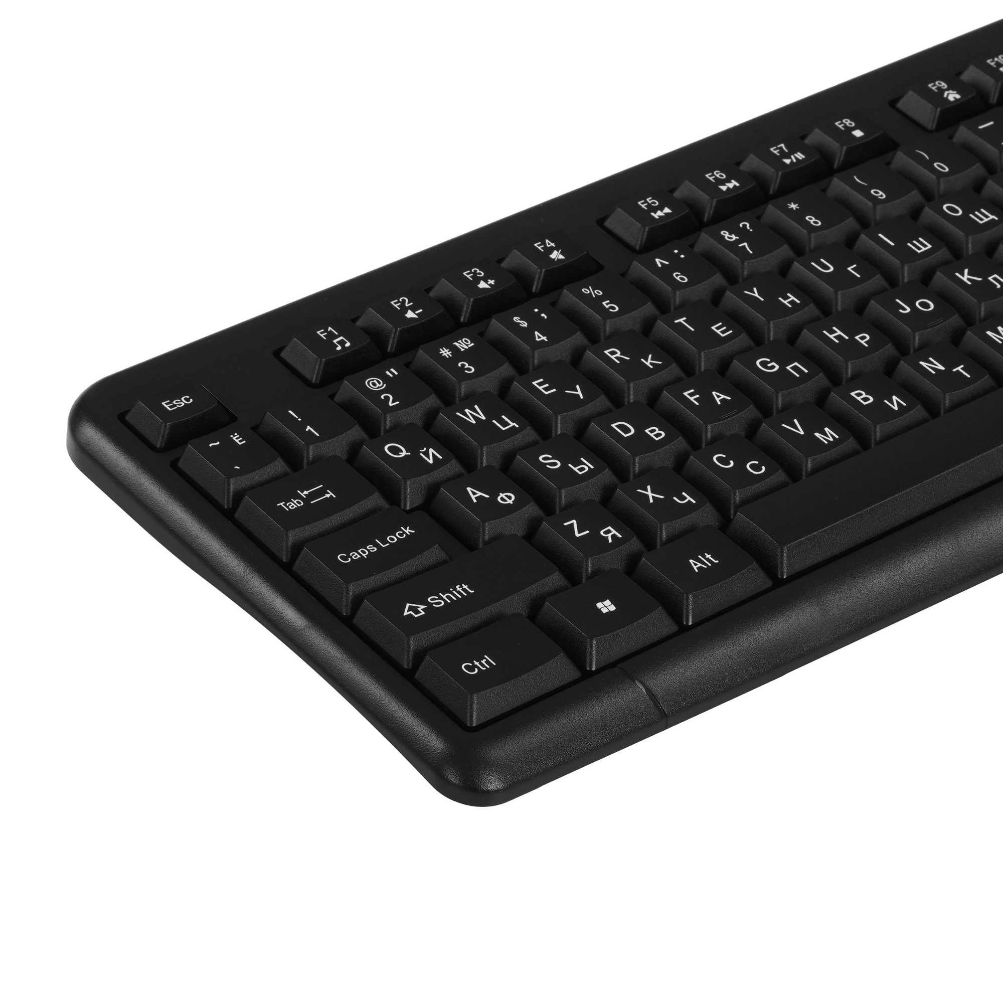 Клавиатура беспроводная GoPower GPK02 классическая USB черный (1/20)