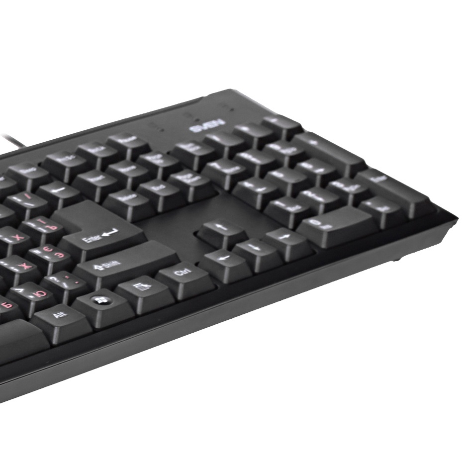 Клавиатура Keyboard SVEN Standard 303 Power USB+PS/2 чёрная SV-03100303PU