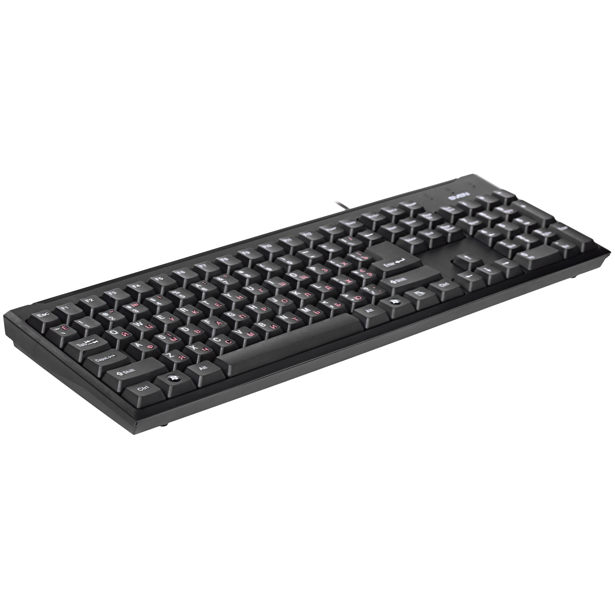 Клавиатура Keyboard SVEN Standard 303 Power USB+PS/2 чёрная SV-03100303PU